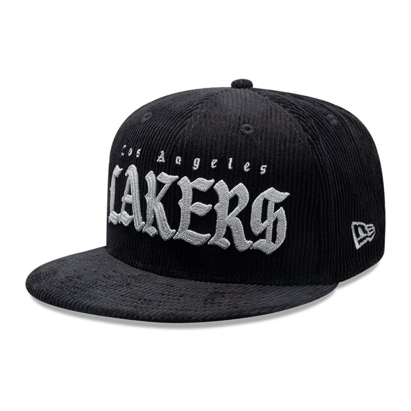 Bone New Era 9FIFTY Los Angeles Lakers NBA Preto