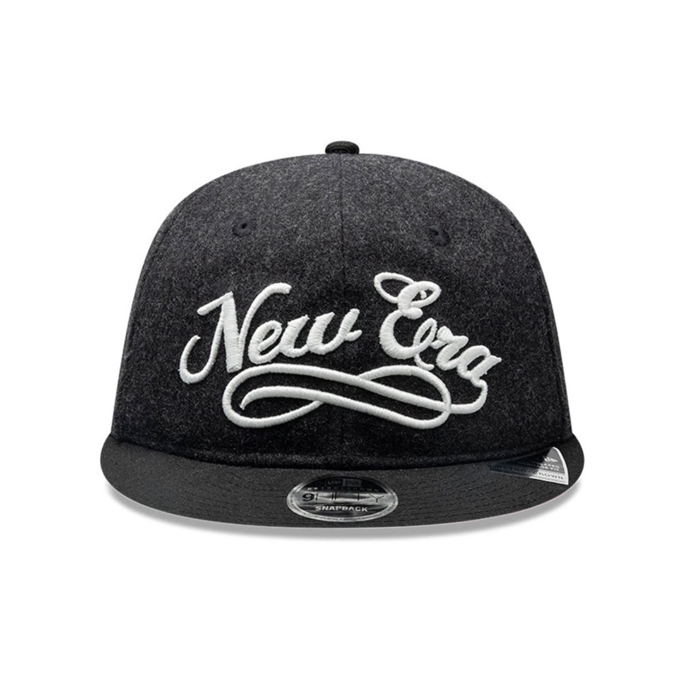 Bone New Era 9FIFTY Retro Crown Branded Preto Preto 2