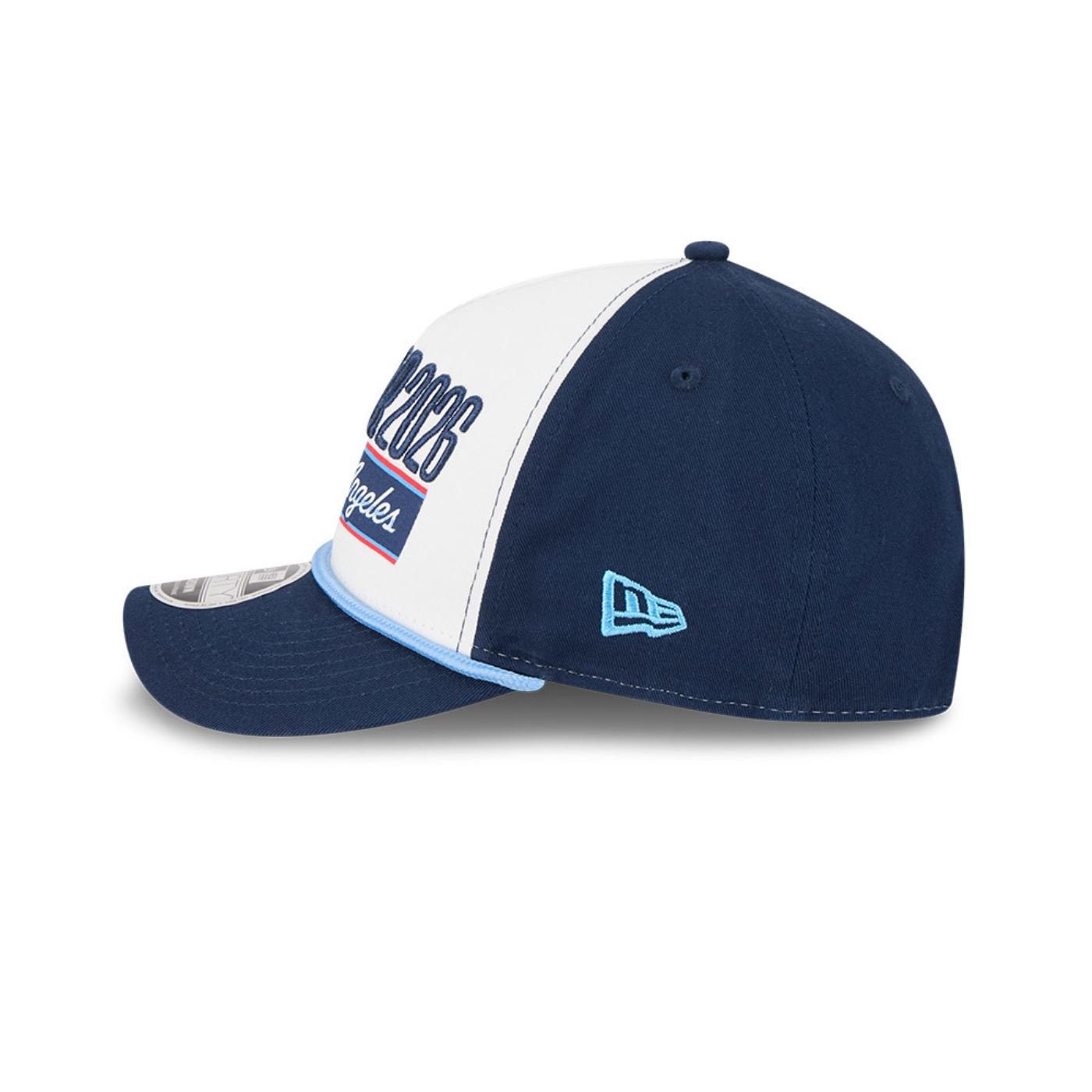 Bone New Era 9FORTY M-Crown A-Frame NBA Branco Branco 5