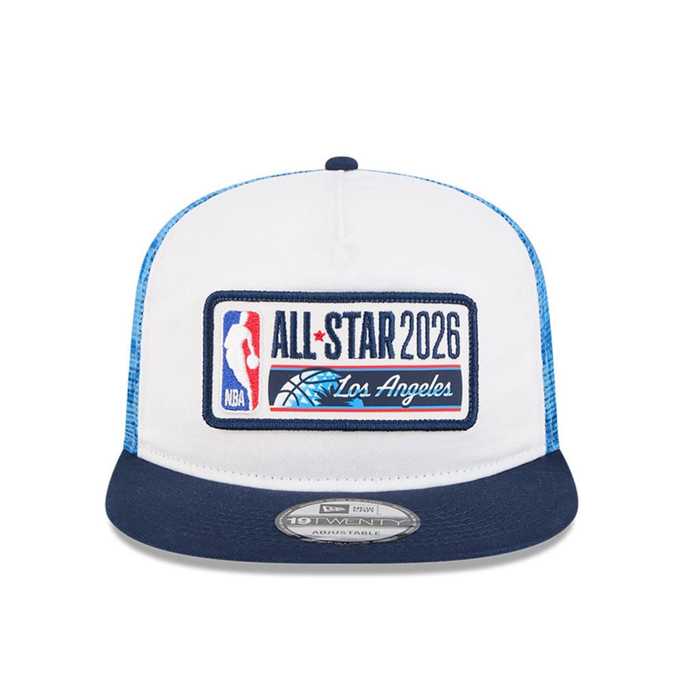 Bone New Era 19TWENTY NBA Branco Branco 2