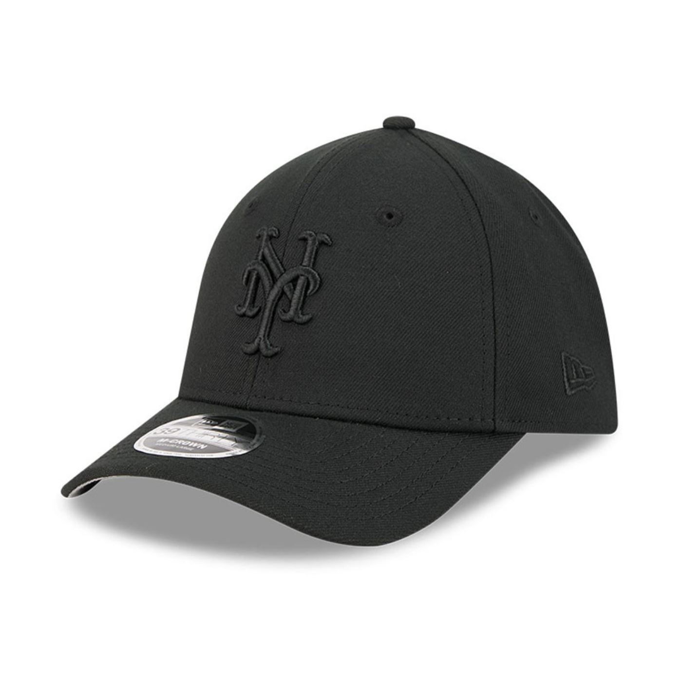 Bone New Era 39THIRTY M-Crown New York Mets MLB Preto
