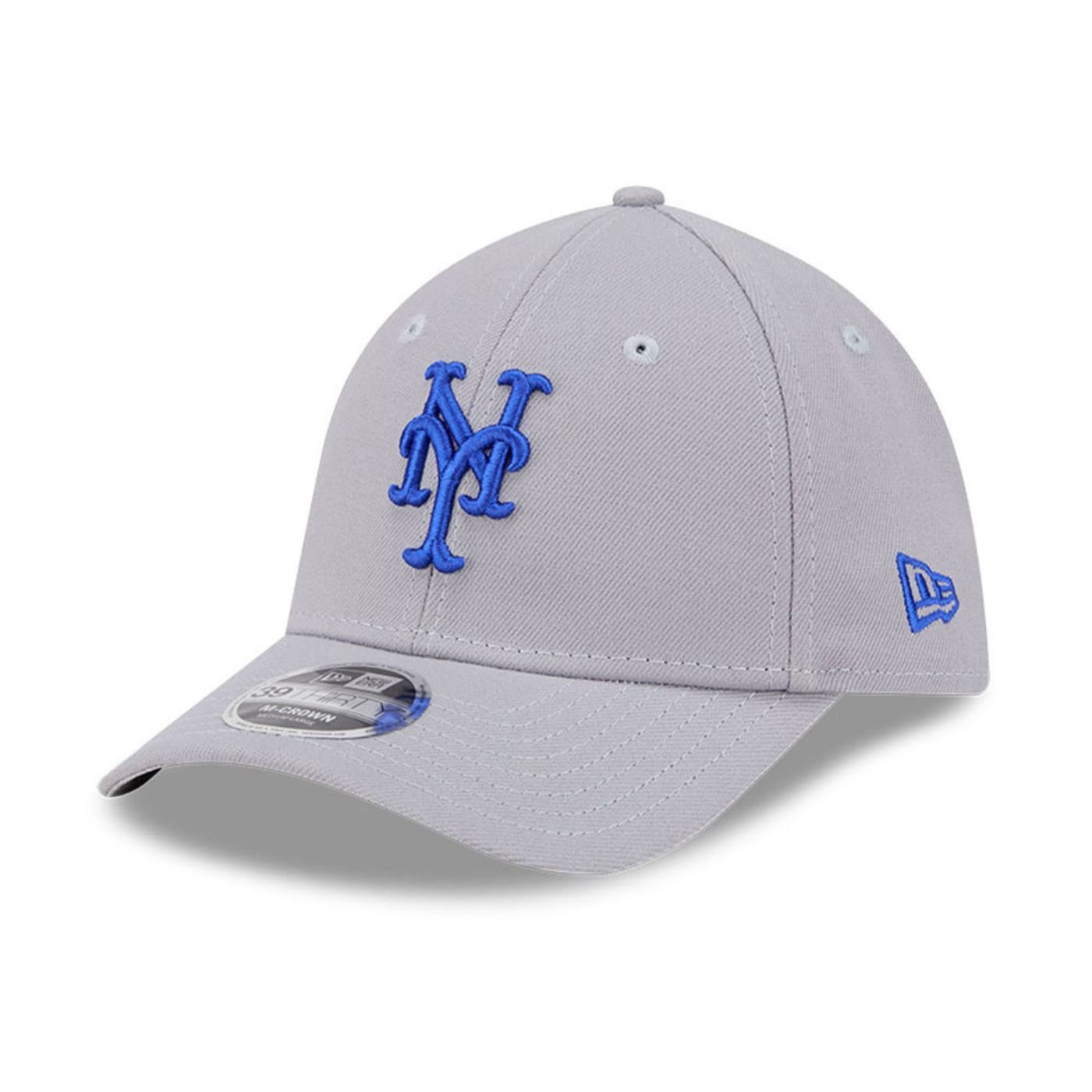 Bone New Era 39THIRTY M-Crown New York Mets MLB Cinza