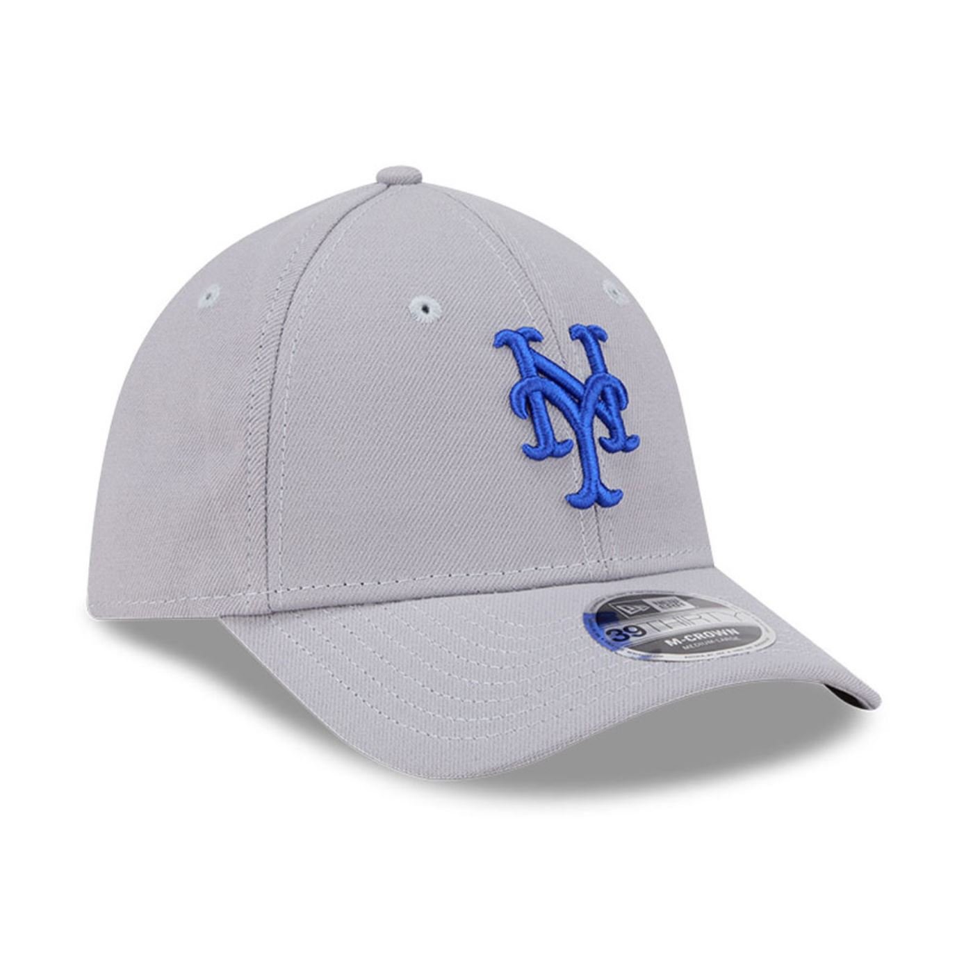 Bone New Era 39THIRTY M-Crown New York Mets MLB Cinza Cinza 3