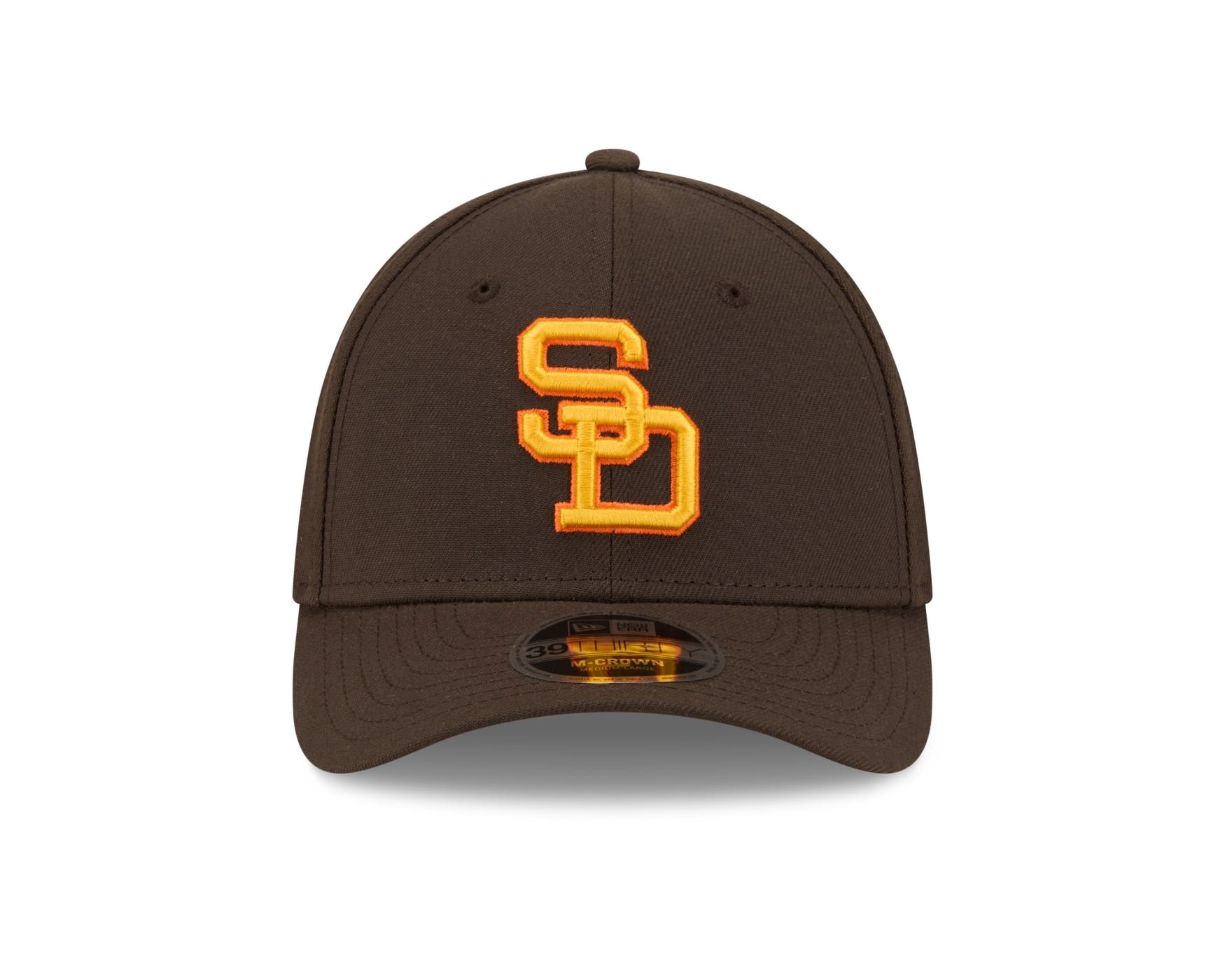 Bone New Era 39THIRTY M-Crown San Diego Padres MLB Marrom Marrom 2