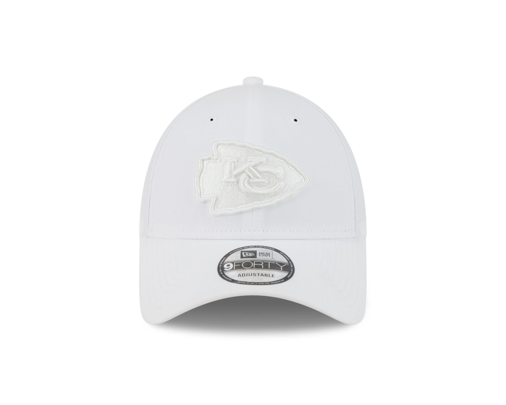 Bone New Era 9FORTY Kansas City Chiefs NFL Branco Branco 2