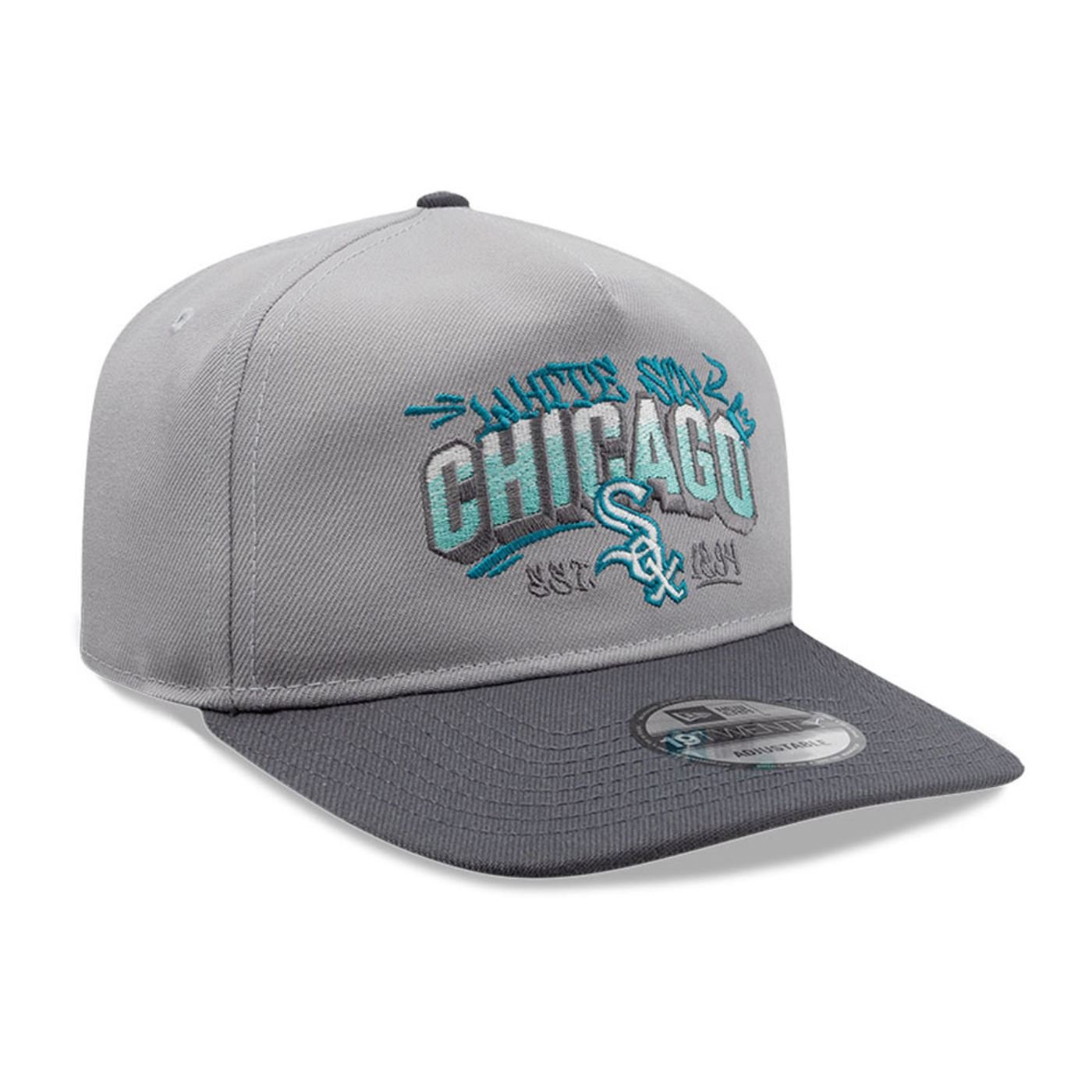 Bone New Era 19TWENTY Chicago White Sox MLB Cinza Cinza 3