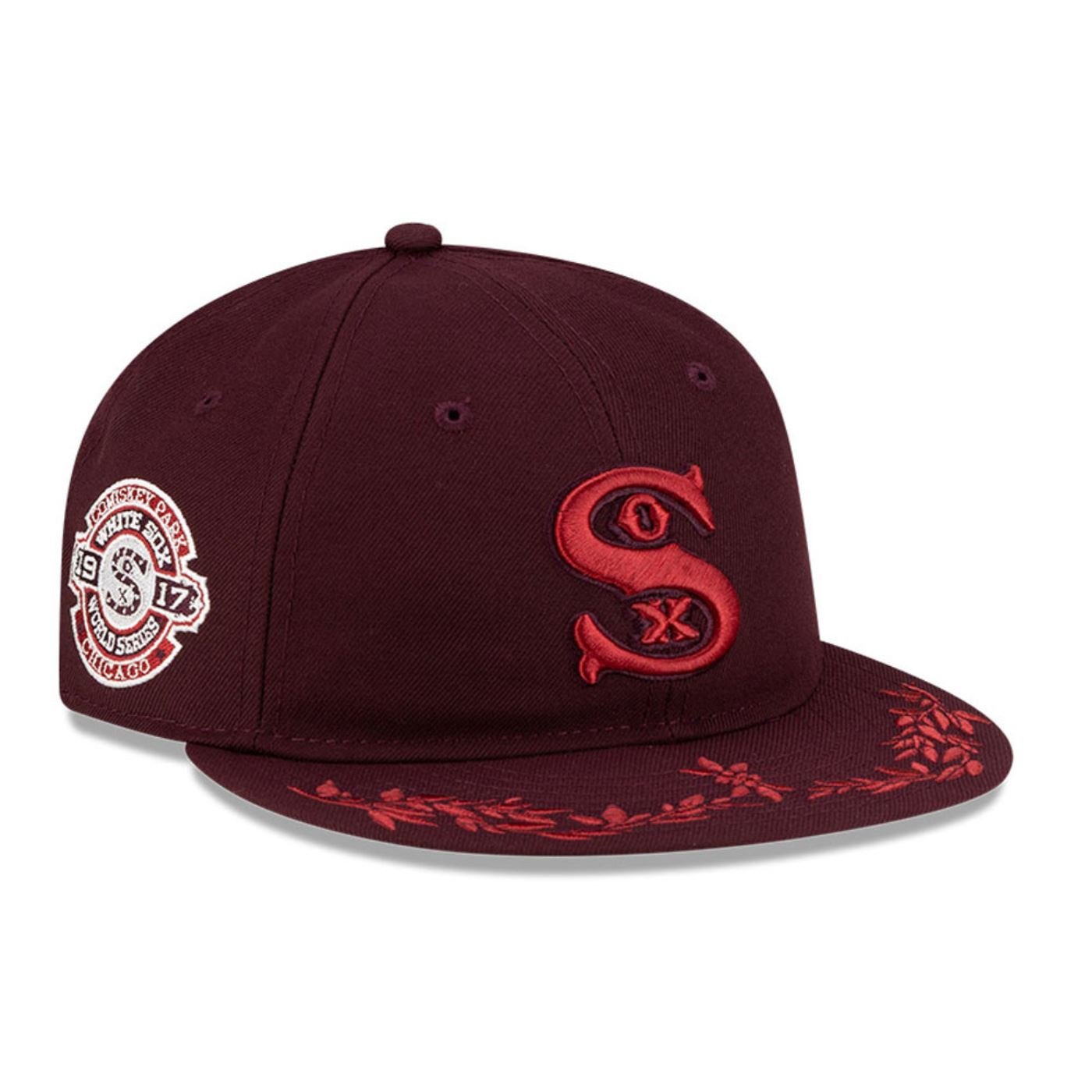 Bone New Era 9FIFTY Retro Crown Chicago White Sox MLB Roxo Roxo 3