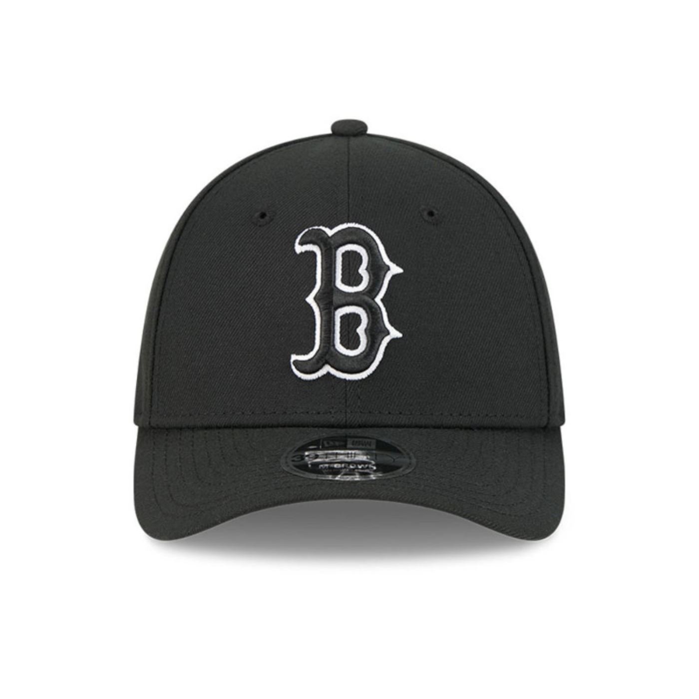 Bone New Era 39THIRTY M-Crown Boston Red Sox MLB Preto Preto 2