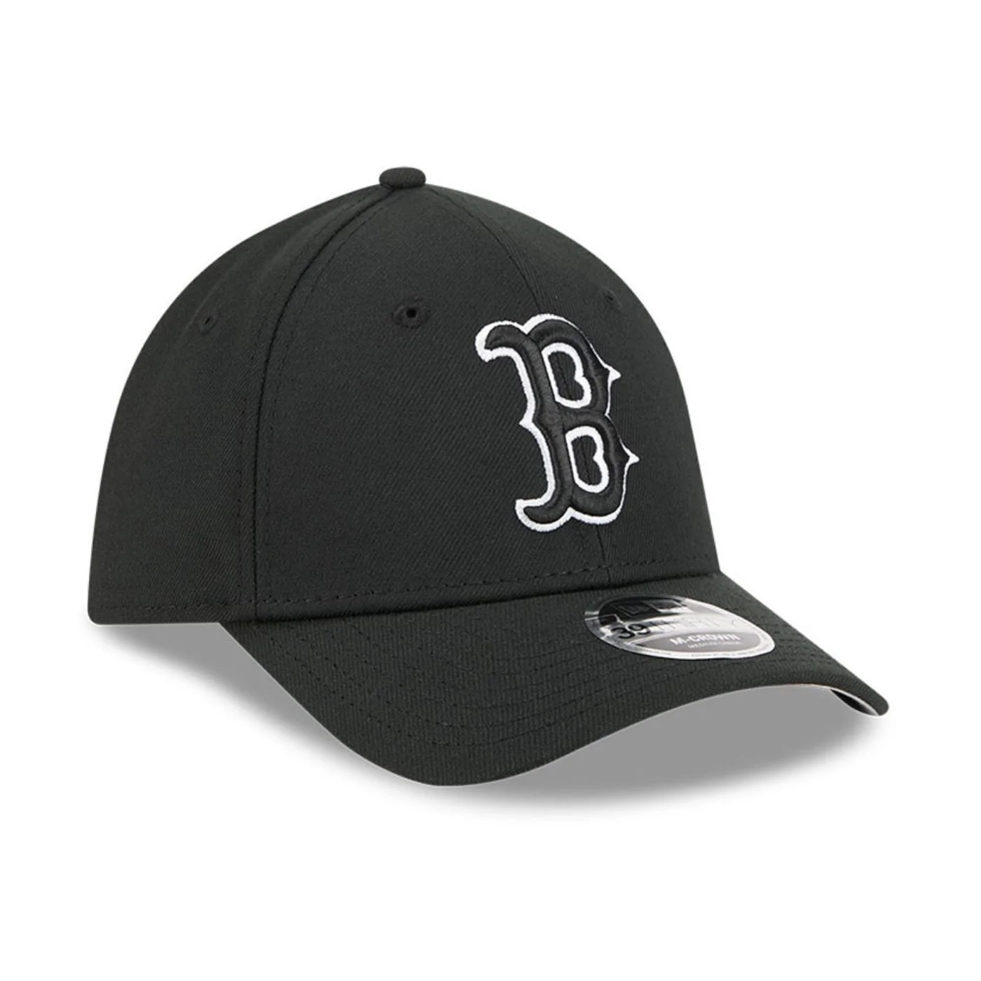 Bone New Era 39THIRTY M-Crown Boston Red Sox MLB Preto Preto 3