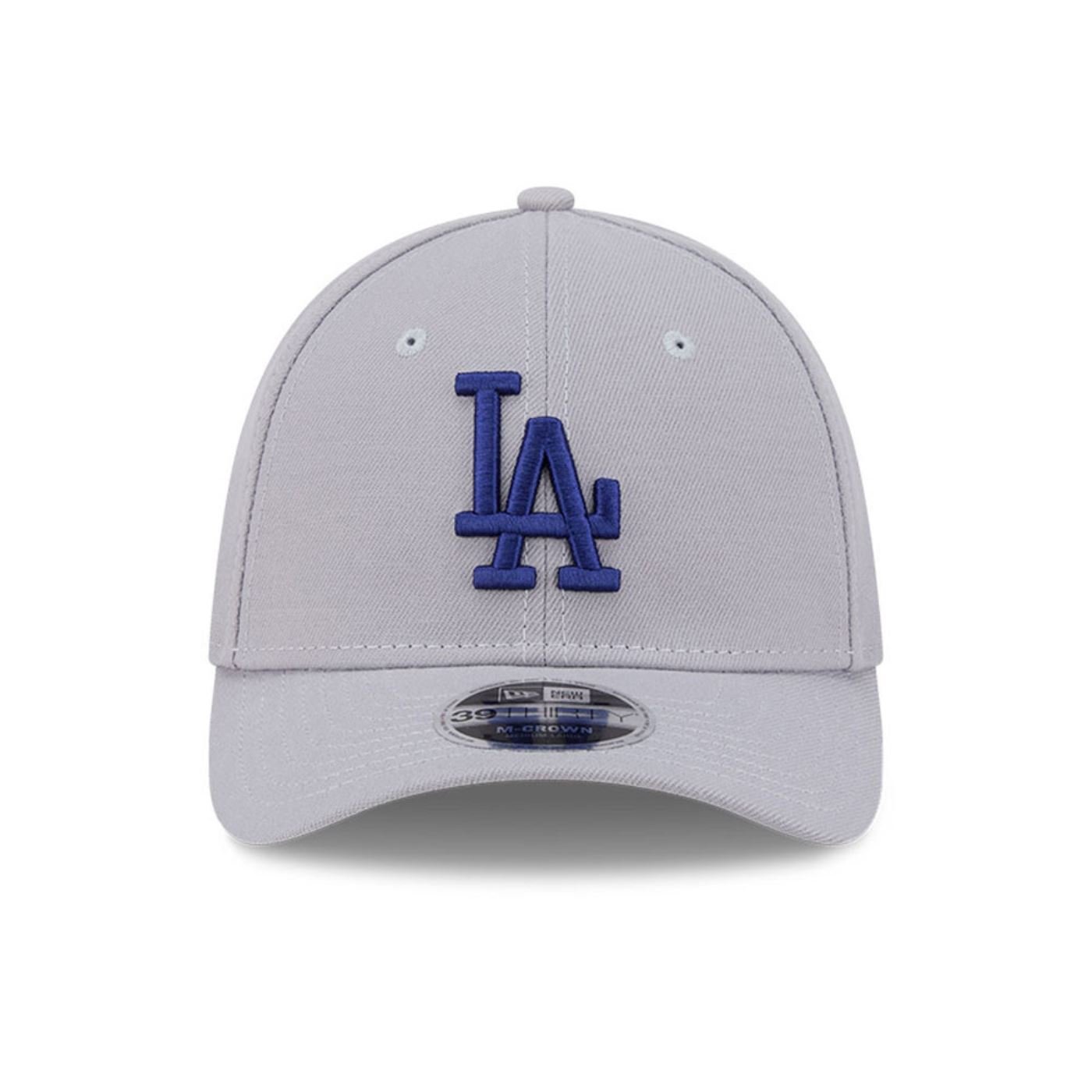 Bone New Era 39THIRTY M-Crown Los Angeles Dodgers MLB Cinza Cinza 2