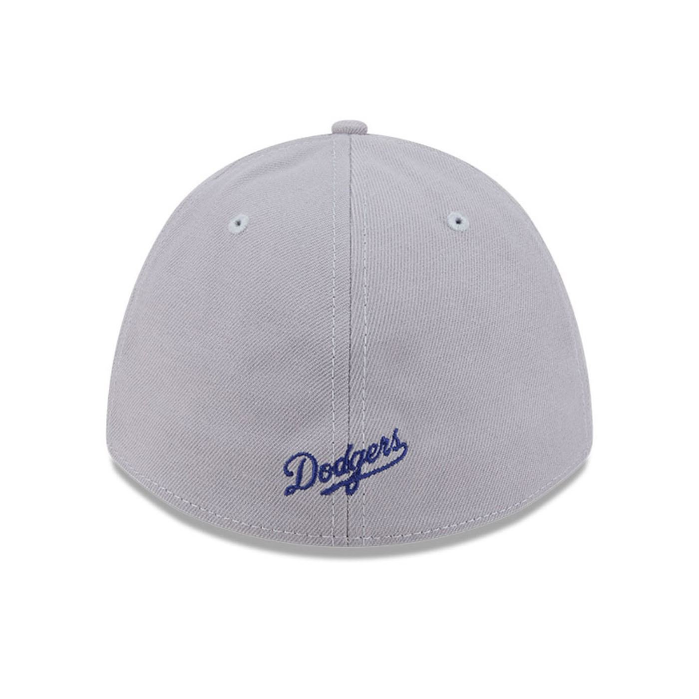 Bone New Era 39THIRTY M-Crown Los Angeles Dodgers MLB Cinza Cinza 4