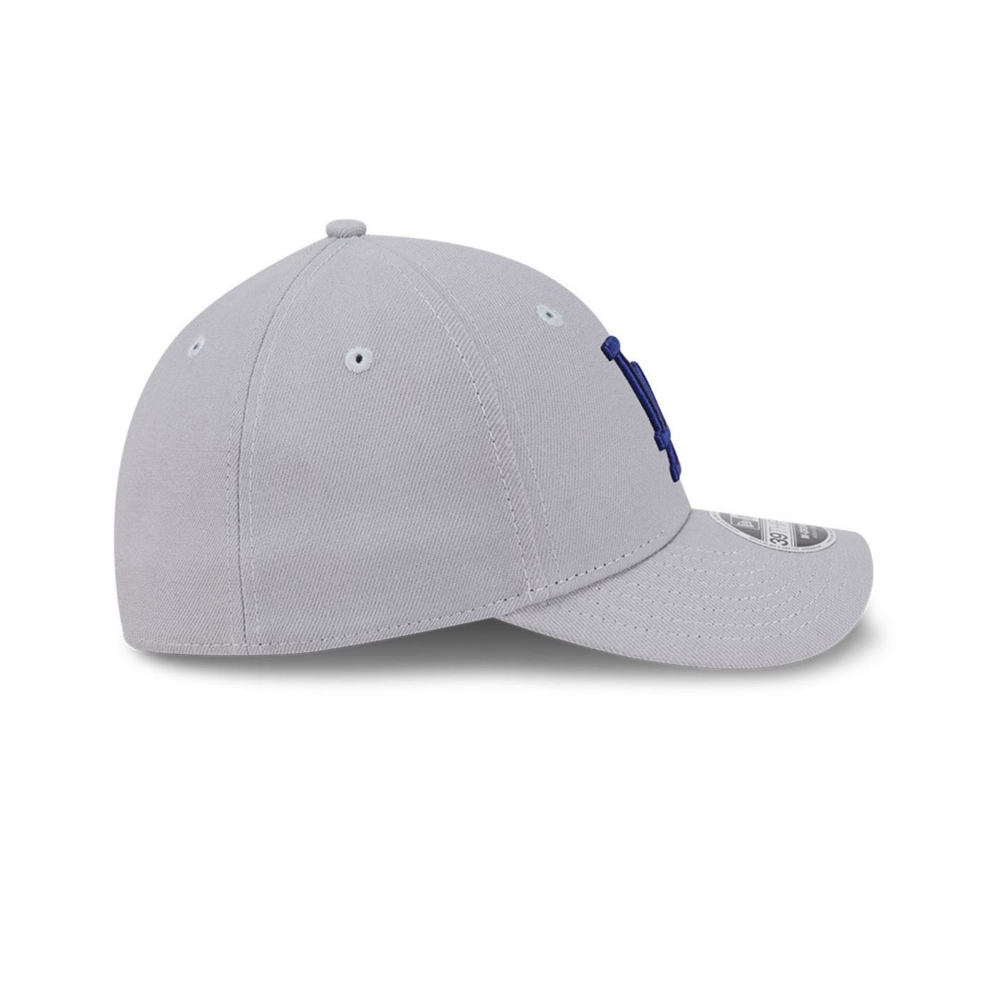 Bone New Era 39THIRTY M-Crown Los Angeles Dodgers MLB Cinza Cinza 6