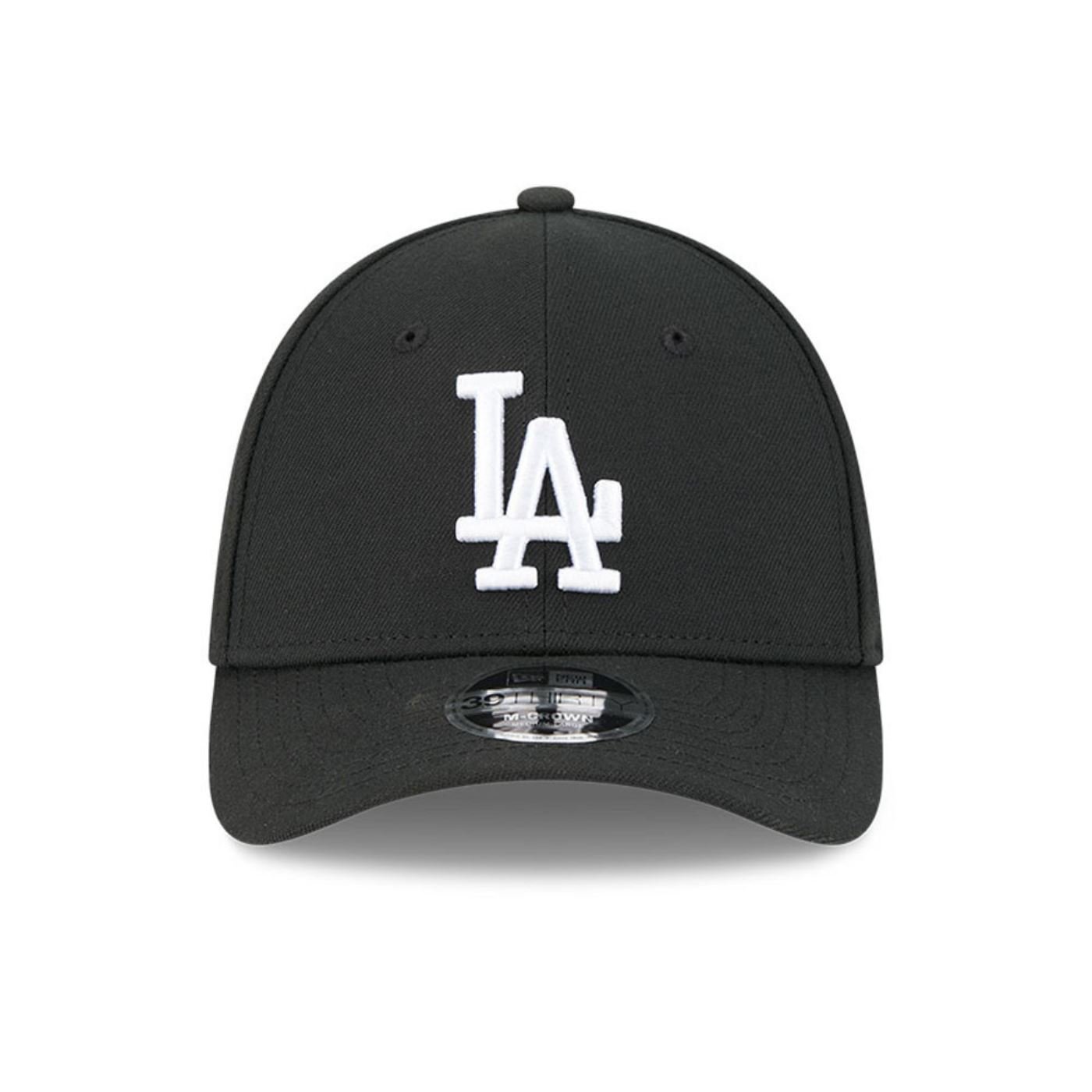 Bone New Era 39THIRTY M-Crown Los Angeles Dodgers MLB Preto Preto 2