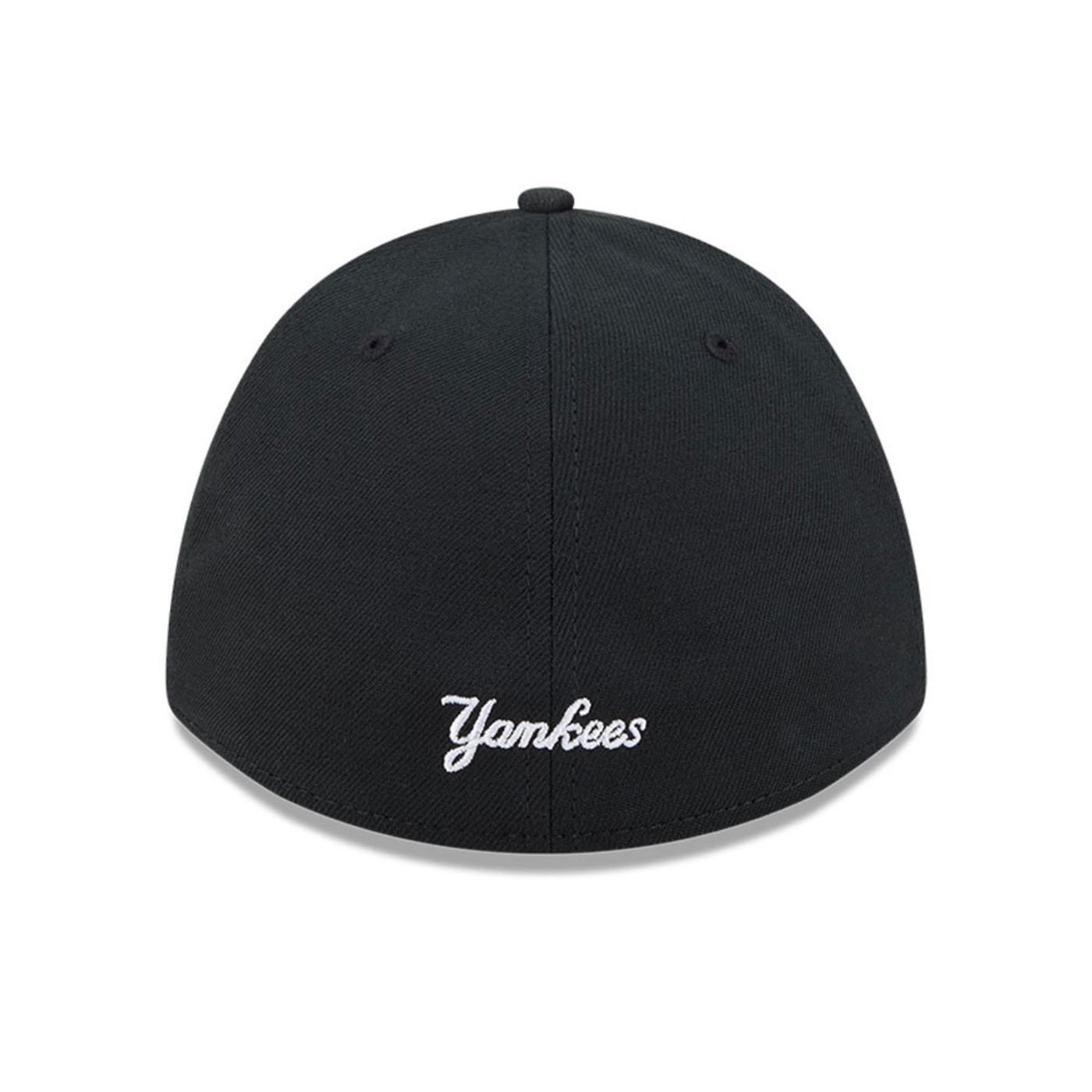 Bone New Era 39THIRTY M-Crown New York Yankees MLB Preto Preto 4