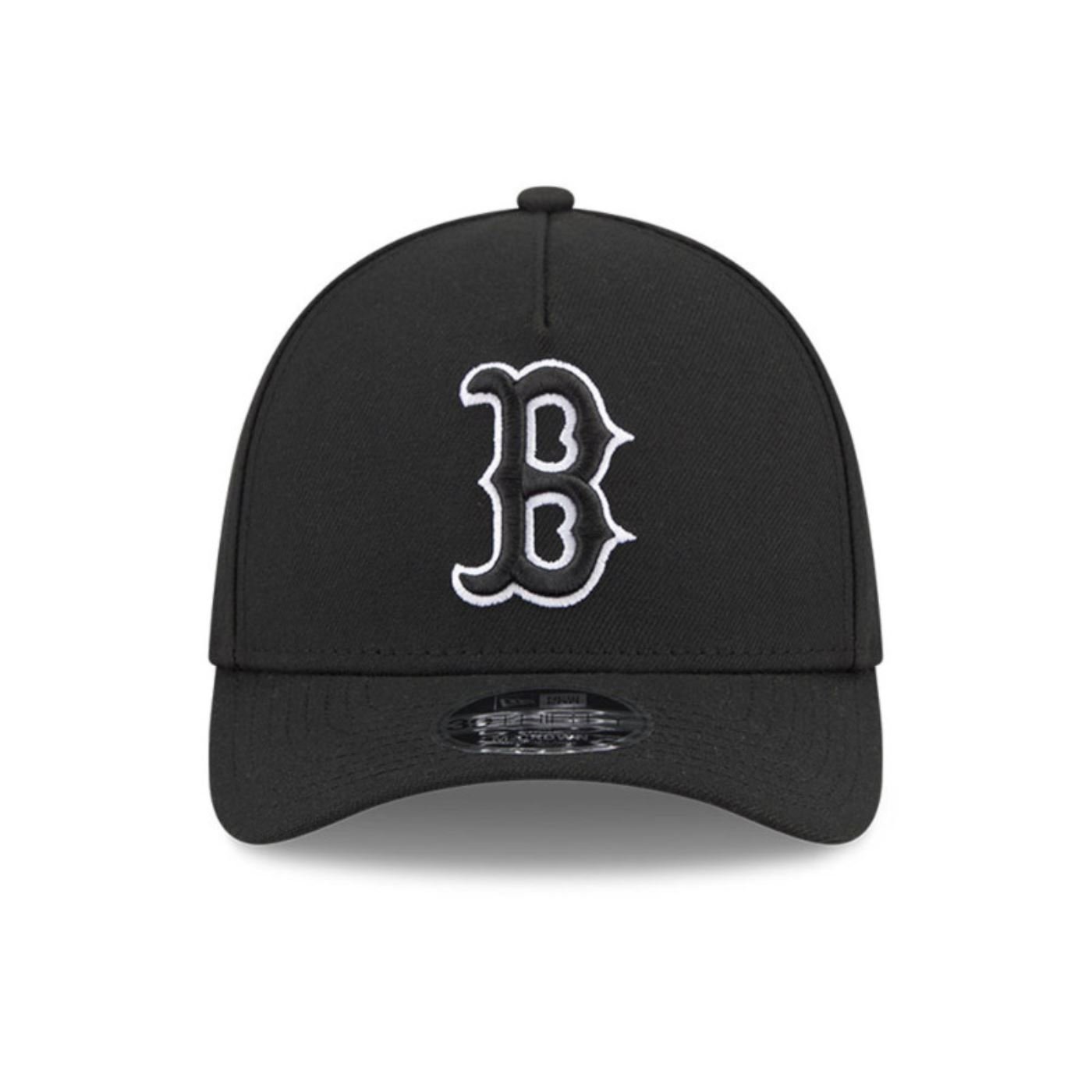 Bone New Era 39THIRTY M-Crown A-Frame Boston Red Sox MLB Preto Preto 2