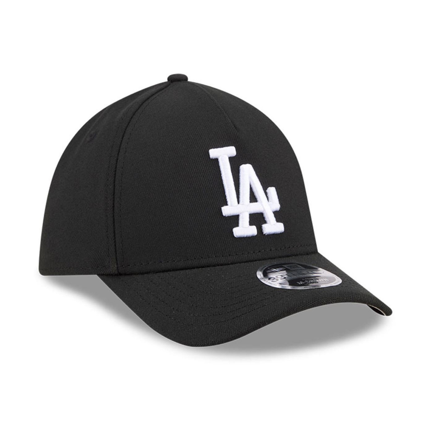 Bone New Era 39THIRTY M-Crown A-Frame Los Angeles Dodgers MLB Preto Preto 3