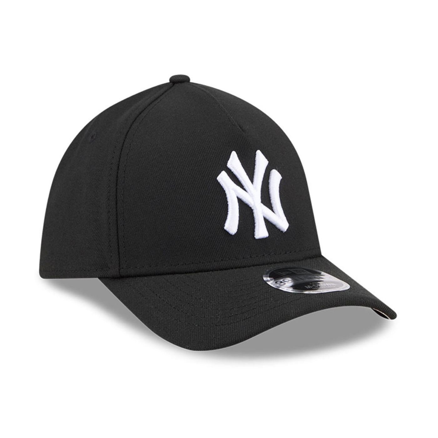 Bone New Era 39THIRTY M-Crown A-Frame New York Yankees MLB Preto Preto 3