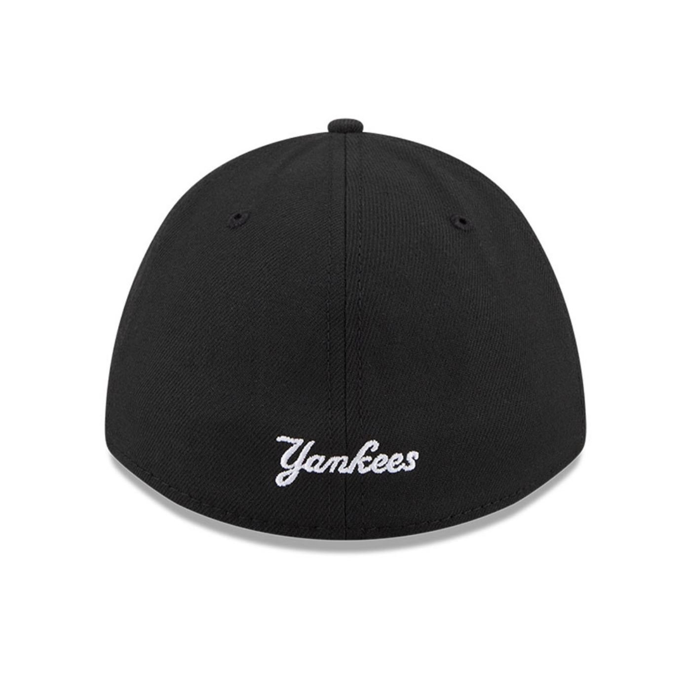 Bone New Era 39THIRTY M-Crown A-Frame New York Yankees MLB Preto Preto 4