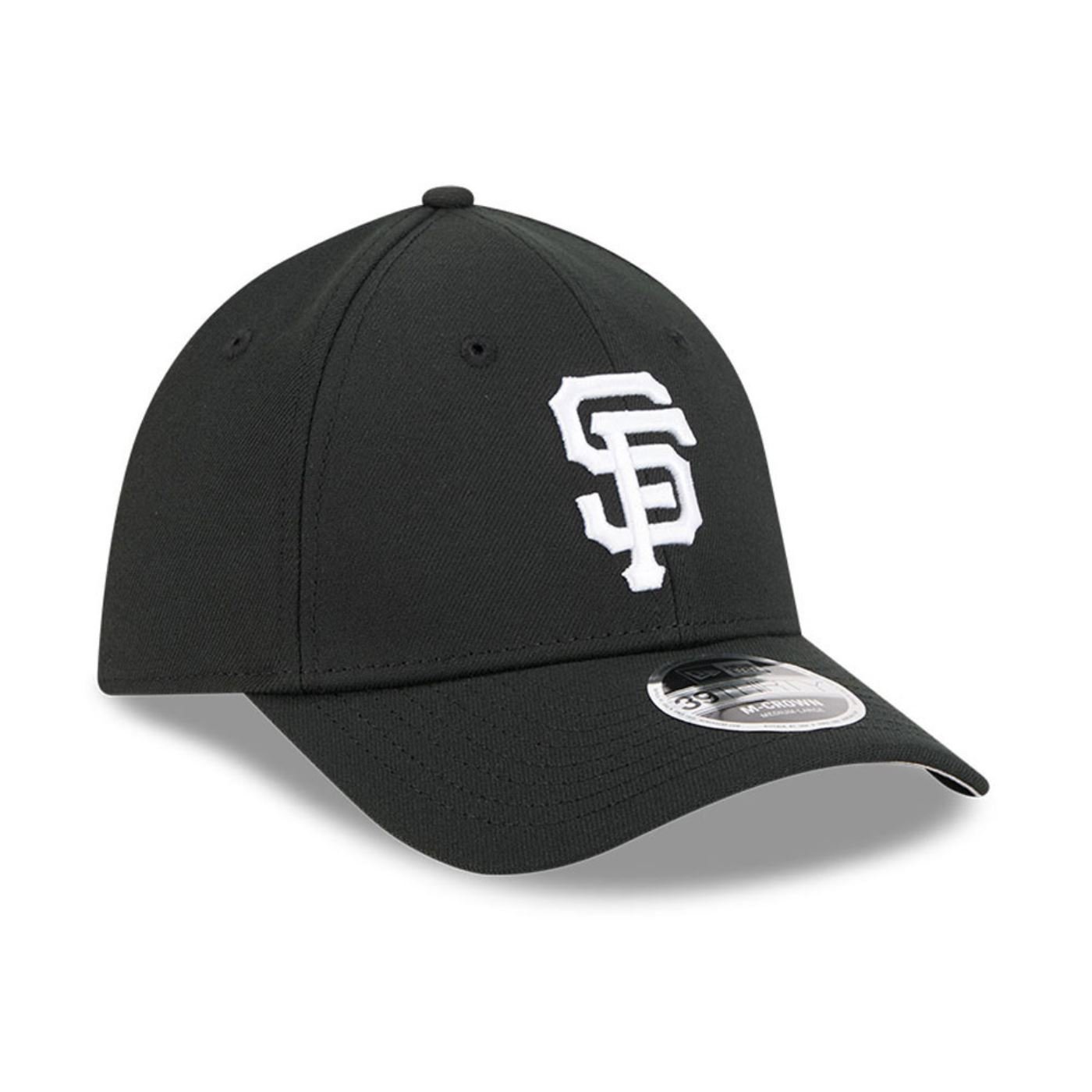 Bone New Era 39THIRTY M-Crown San Francisco Giants MLB Preto Preto 3