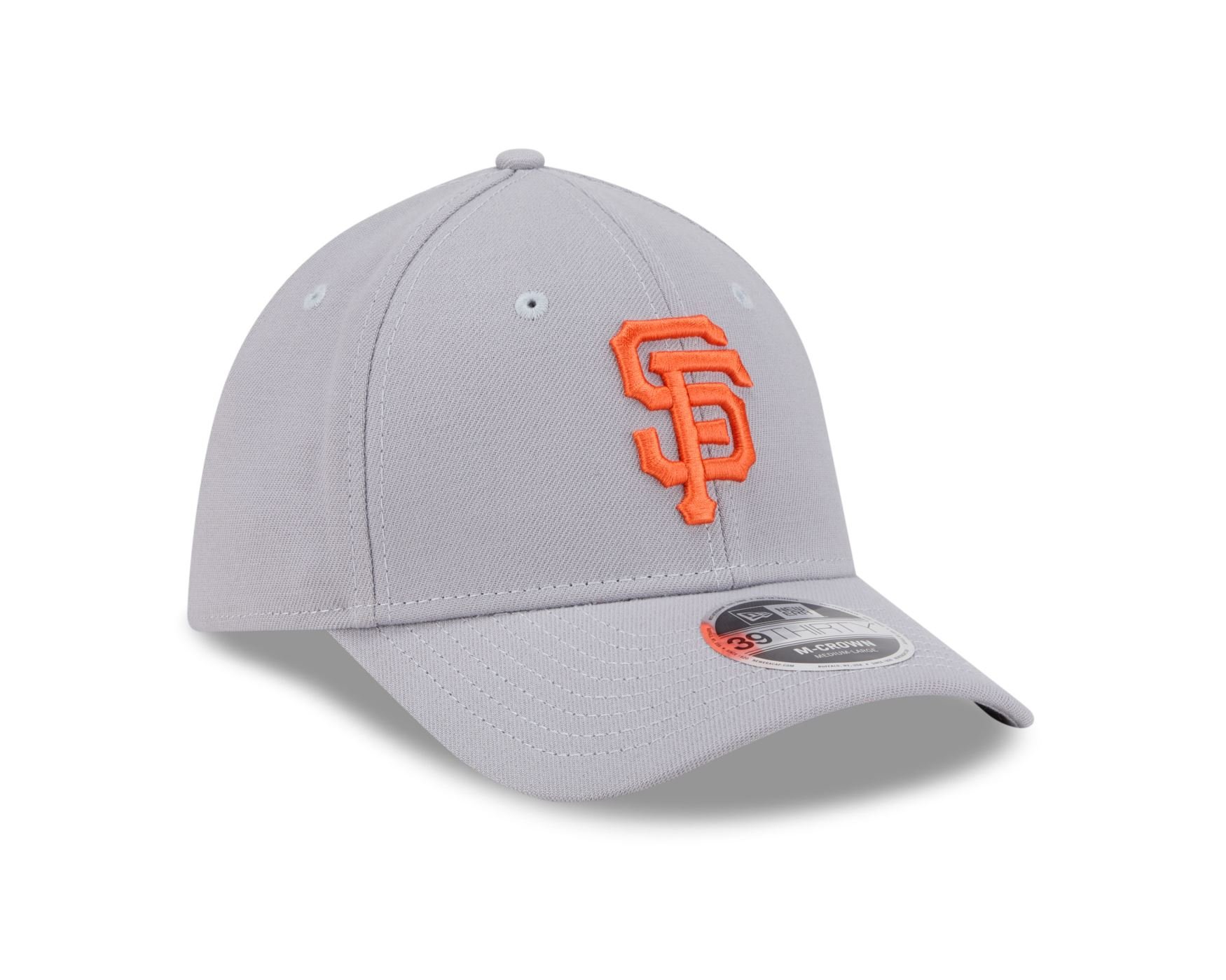 Bone New Era 39THIRTY M-Crown San Francisco Giants MLB Cinza Cinza 3