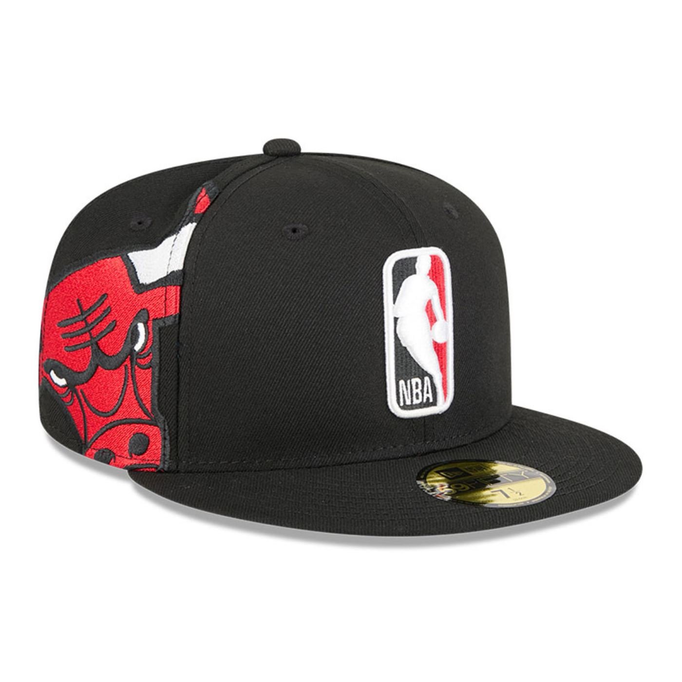 Bone New Era 59FIFTY Chicago Bulls NBA All-Star Game Fan Pack Preto Preto 3