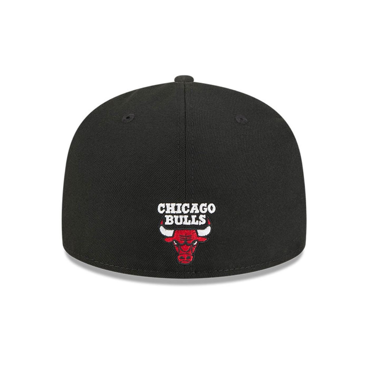 Bone New Era 59FIFTY Chicago Bulls NBA All-Star Game Fan Pack Preto Preto 4