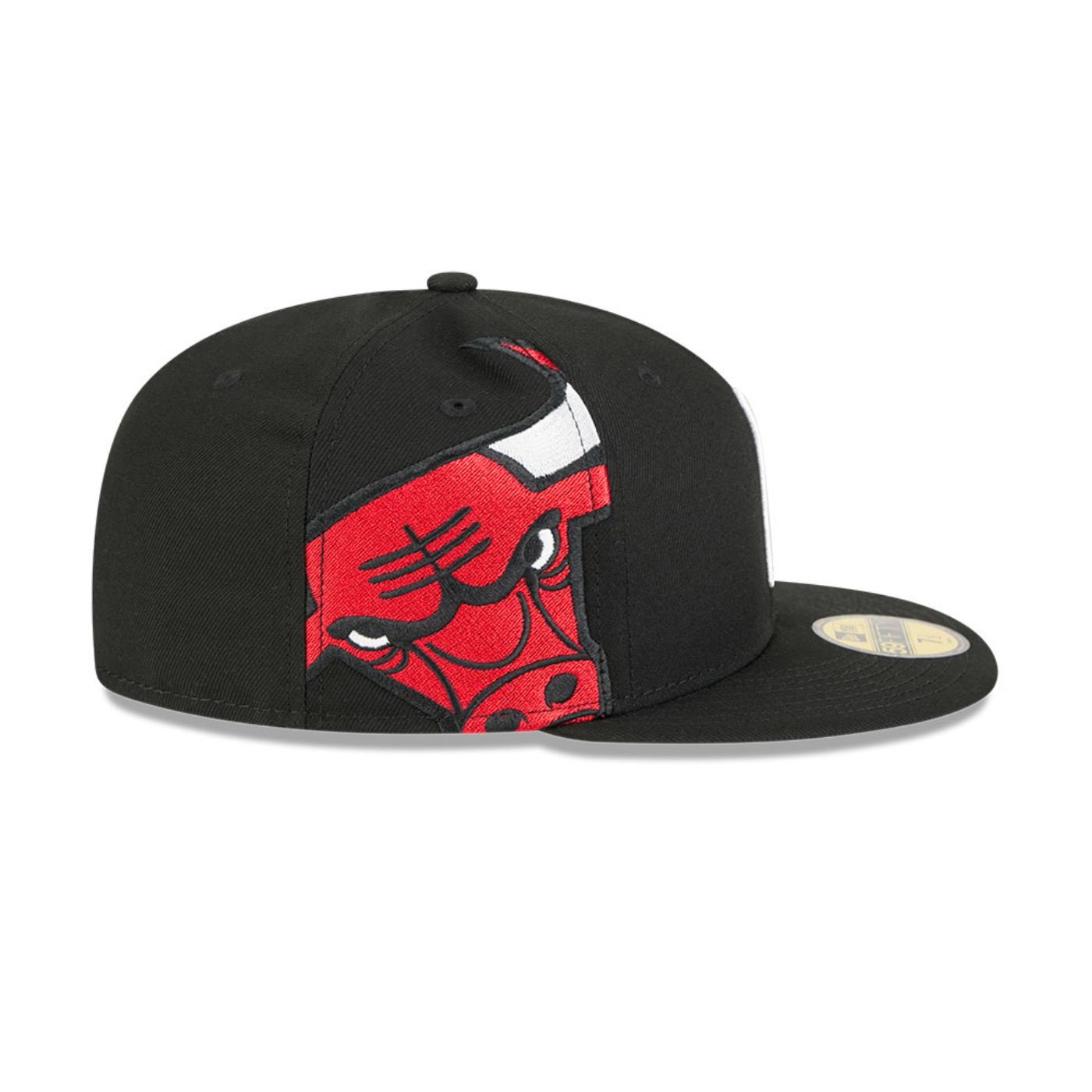 Bone New Era 59FIFTY Chicago Bulls NBA All-Star Game Fan Pack Preto Preto 6