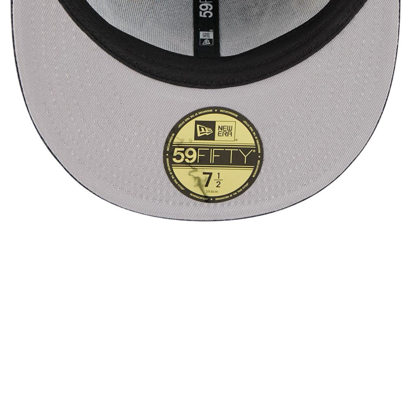Bone New Era 59FIFTY NBA All-Star Game Fan Pack Preto Preto 7