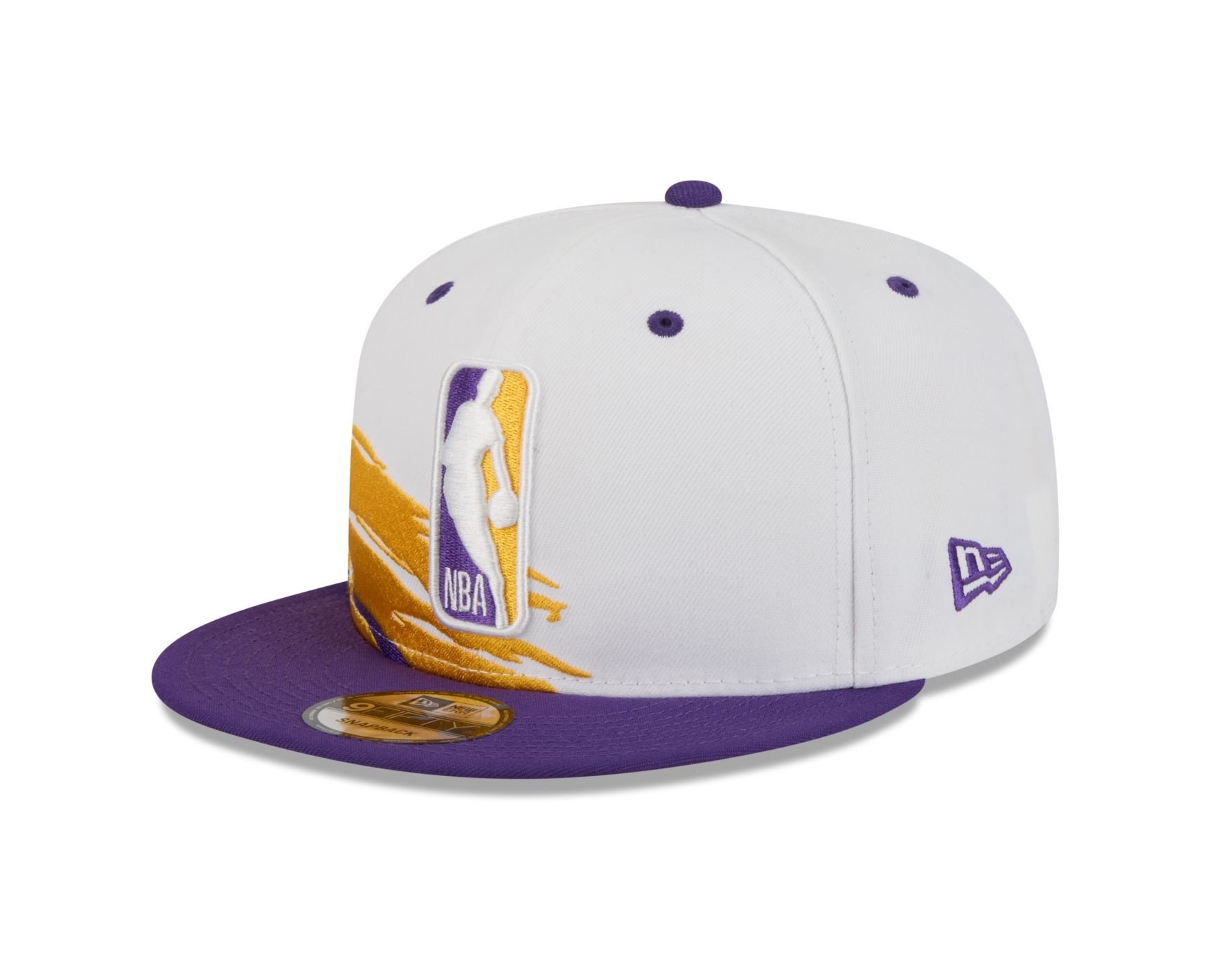 Bone New Era 9FIFTY Los Angeles Lakers NBA All-Star Game Fan Pack Roxo Roxo 3