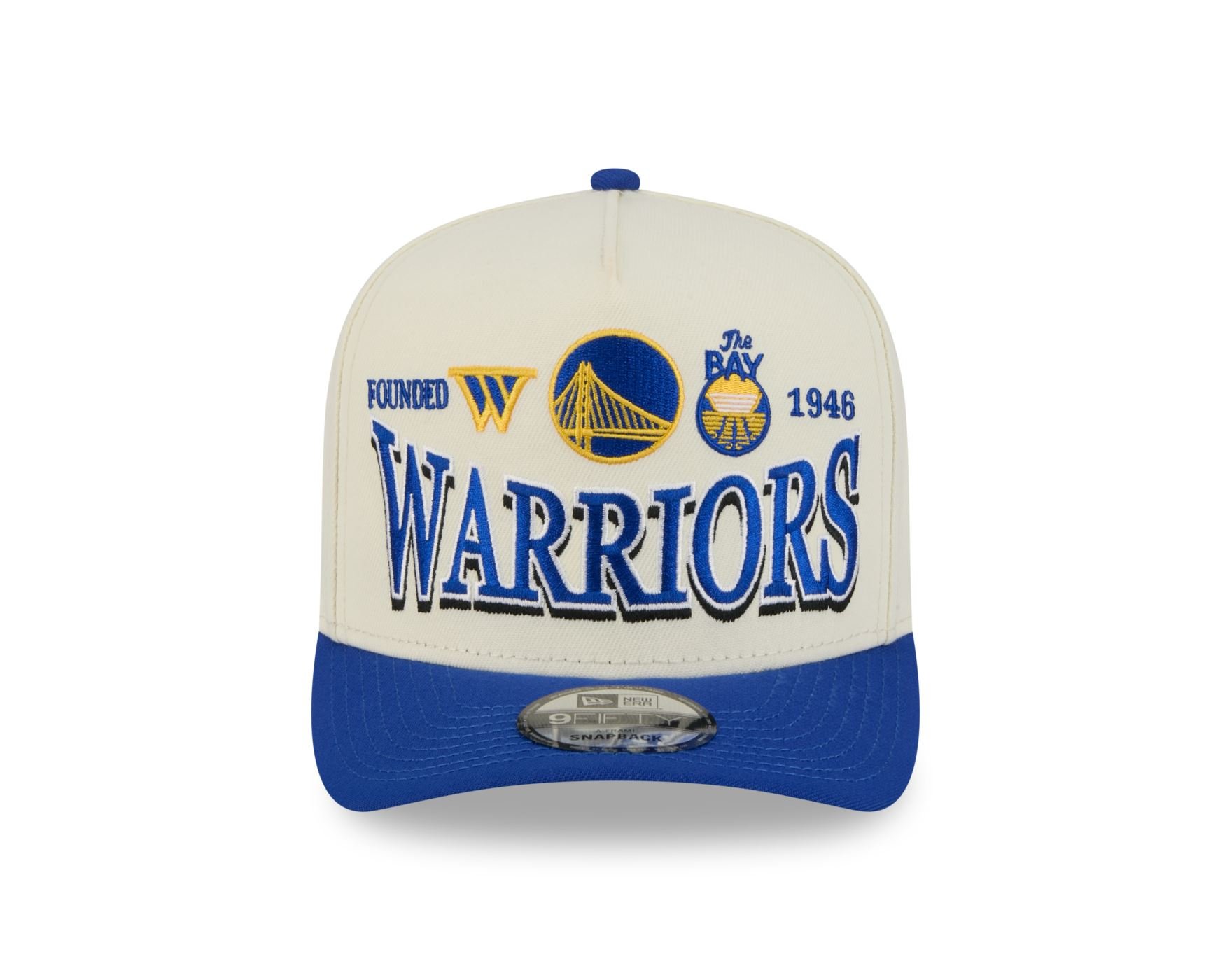 Bone New Era 9FIFTY A-Frame Golden State Warriors NBA All-Star Game Fan Pack Azul Azul 2