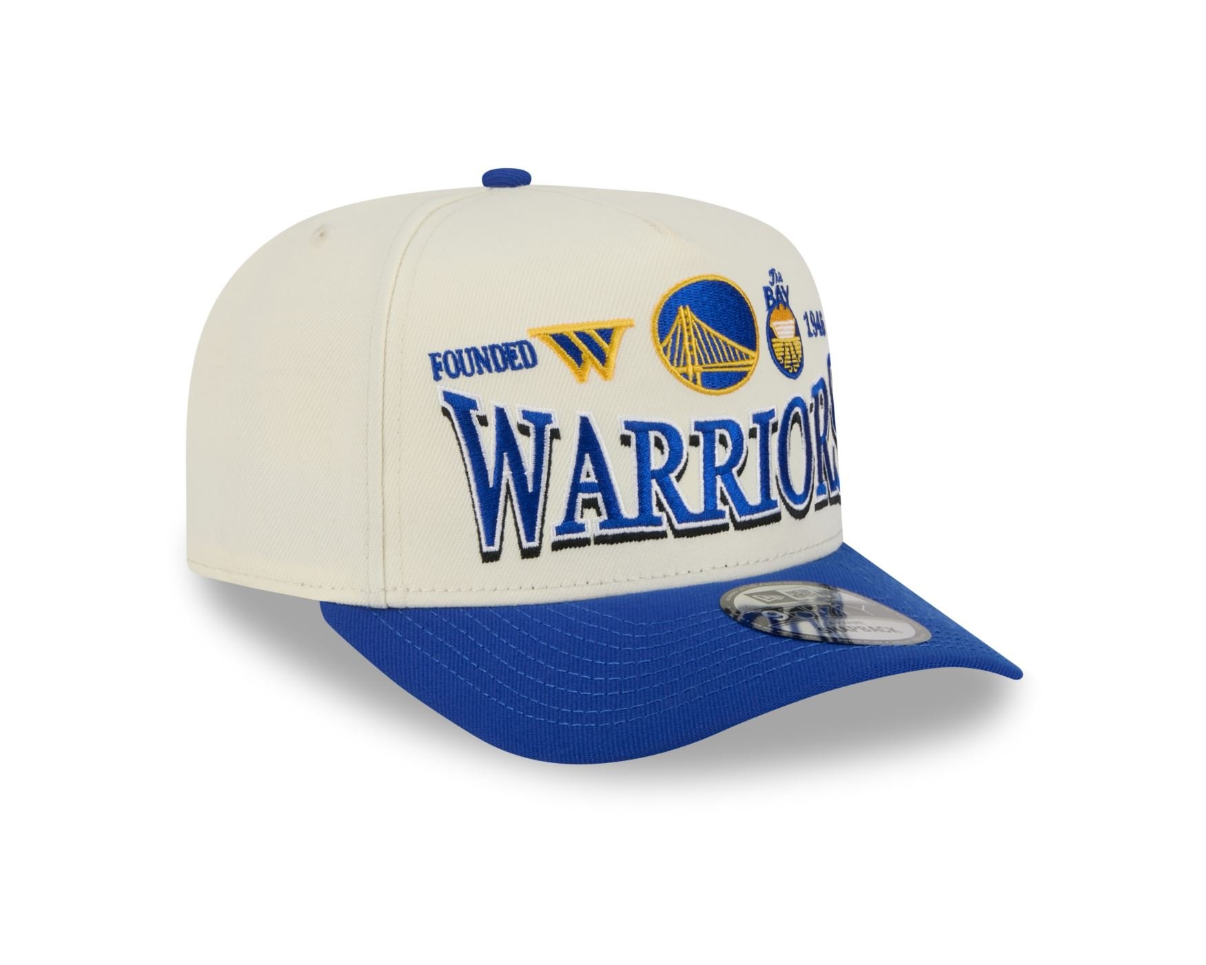 Bone New Era 9FIFTY A-Frame Golden State Warriors NBA All-Star Game Fan Pack Azul Azul 3