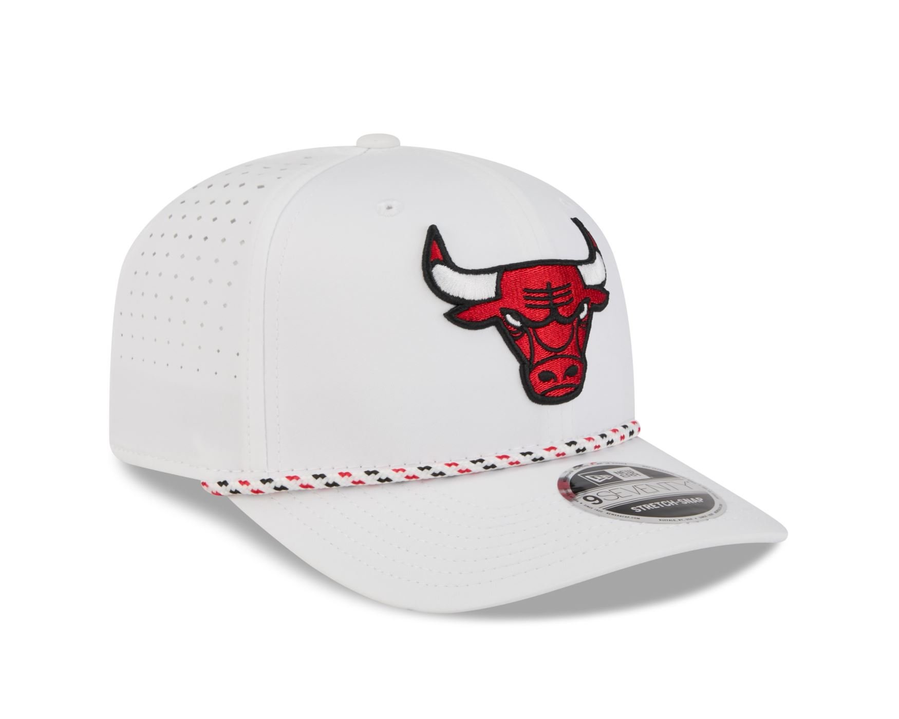 Bone New Era 9SEVENTY Strech Snap Chicago Bulls NBA All-Star Game Fan Pack Preto Preto 5