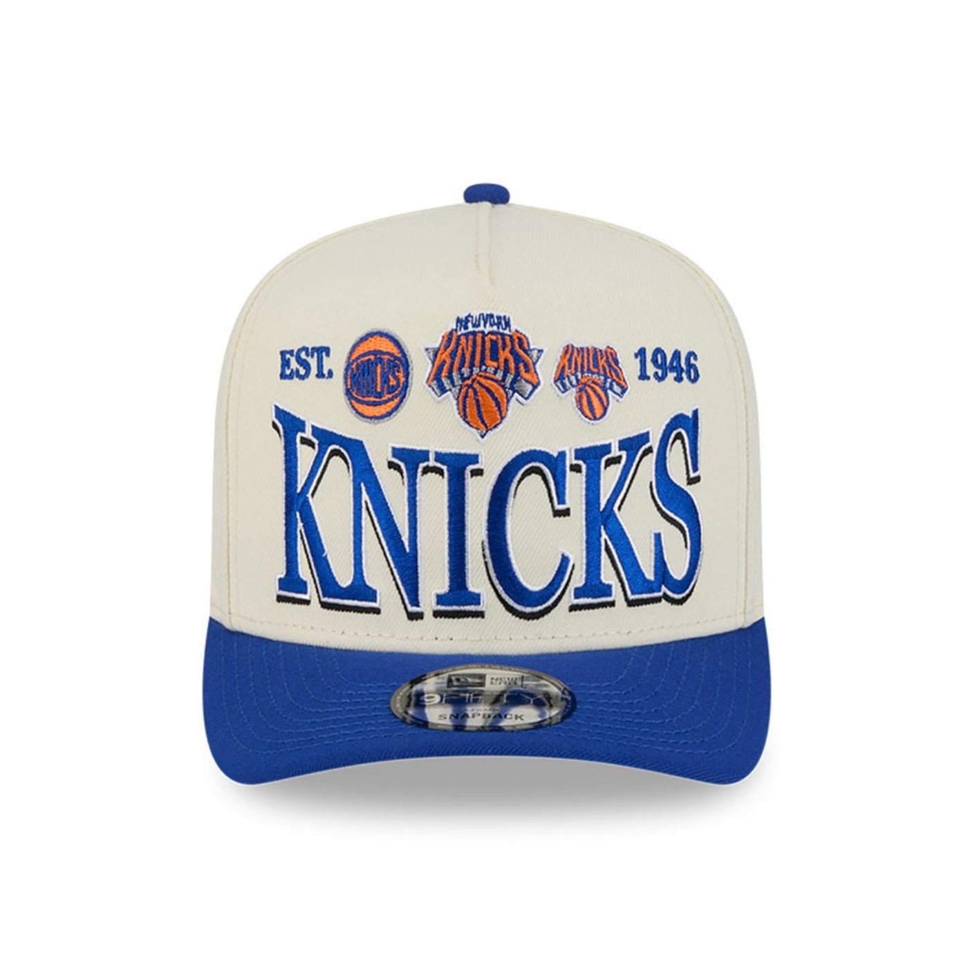 Bone New Era 9FIFTY A-Frame Bew York Knicks All-Star Game Fan Pack Azul/Off White 2