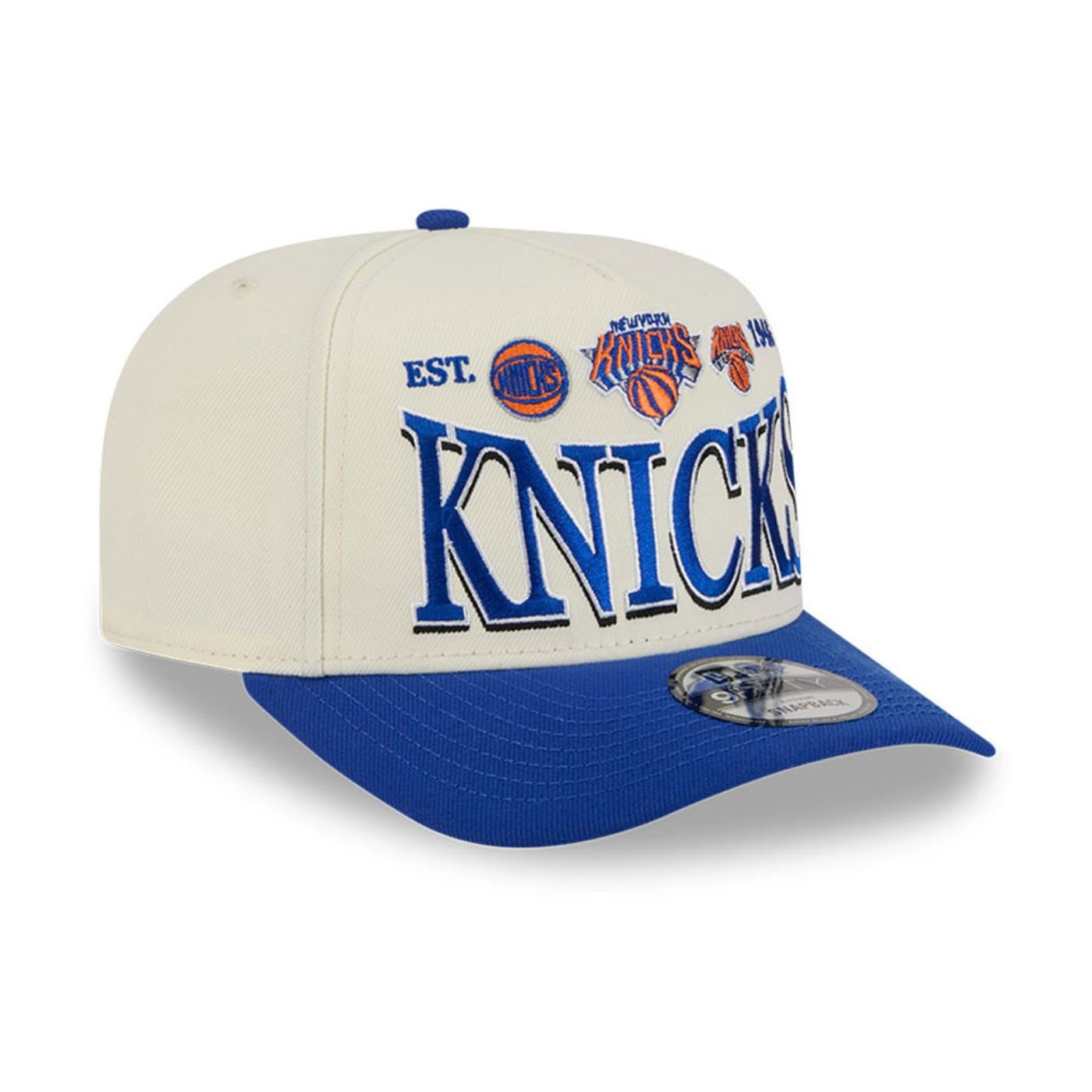 Bone New Era 9FIFTY A-Frame Bew York Knicks All-Star Game Fan Pack Azul/Off White 3
