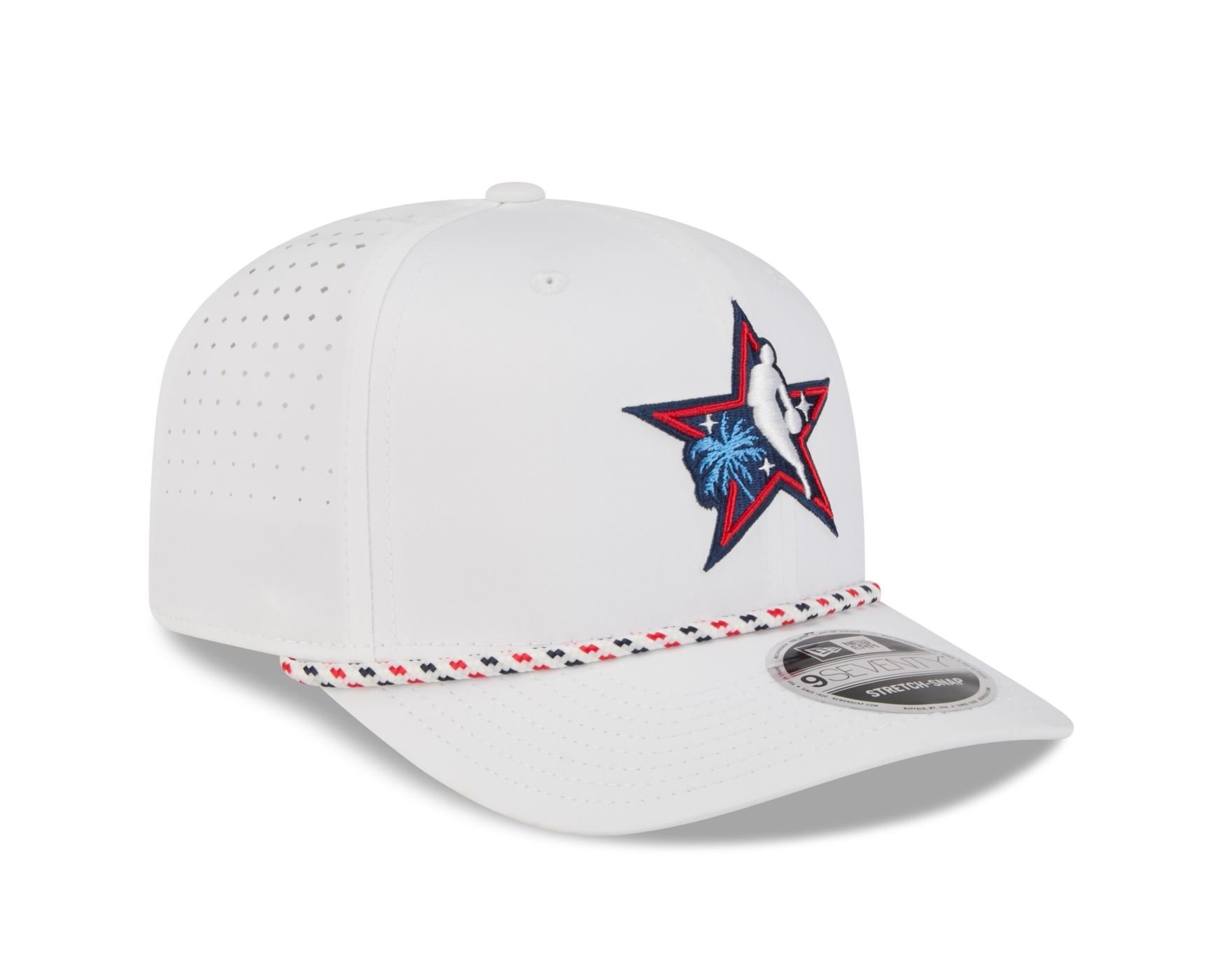 Bone New Era 9SEVENTY Strech Snap NBA All-Star Game Fan Pack Preto Preto 3