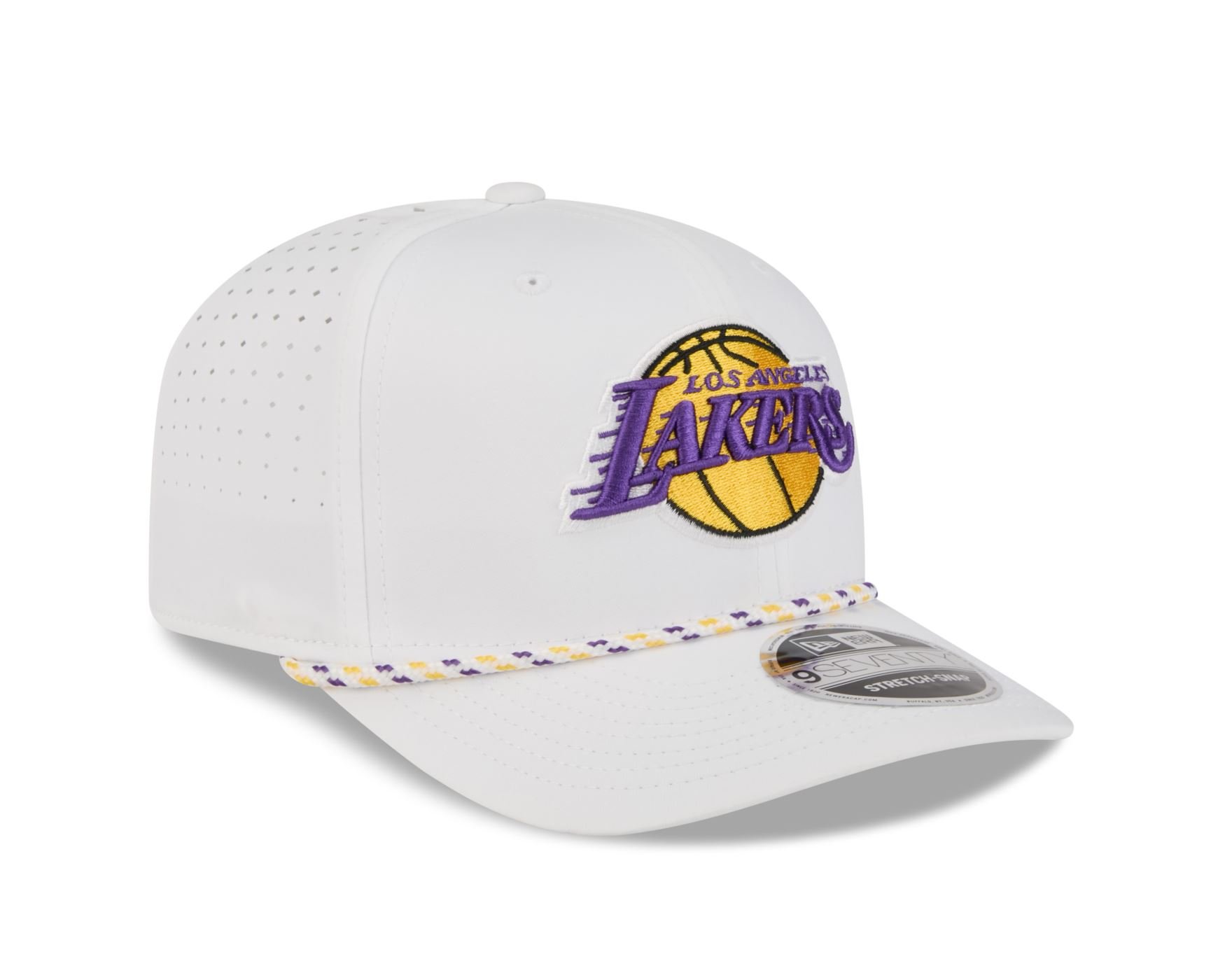 Bone New Era 9SEVENTY Strech Snap Los Angeles Lakers NBA All-Star Game Fan Pack Roxo Roxo 3