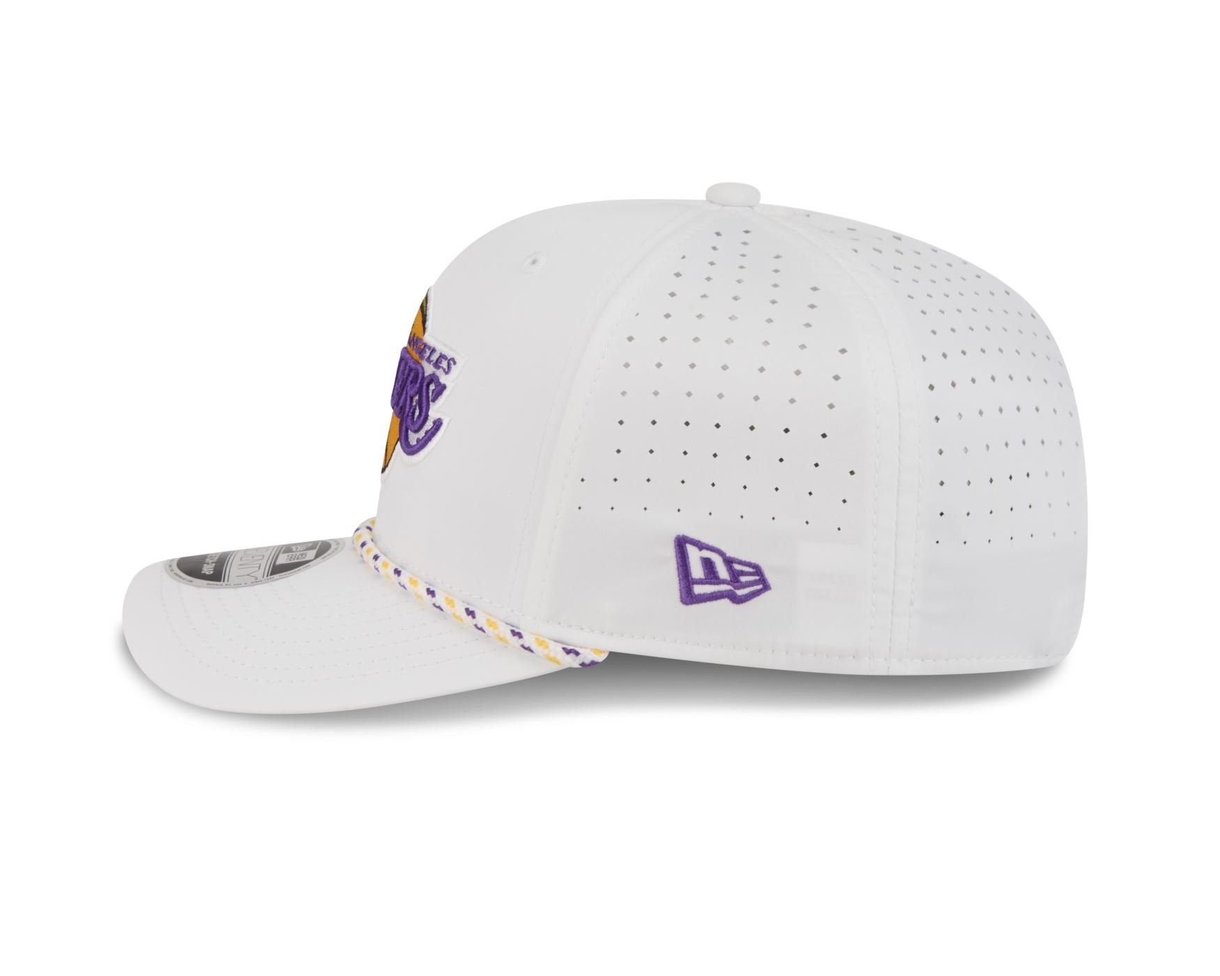 Bone New Era 9SEVENTY Strech Snap Los Angeles Lakers NBA All-Star Game Fan Pack Roxo Roxo 5