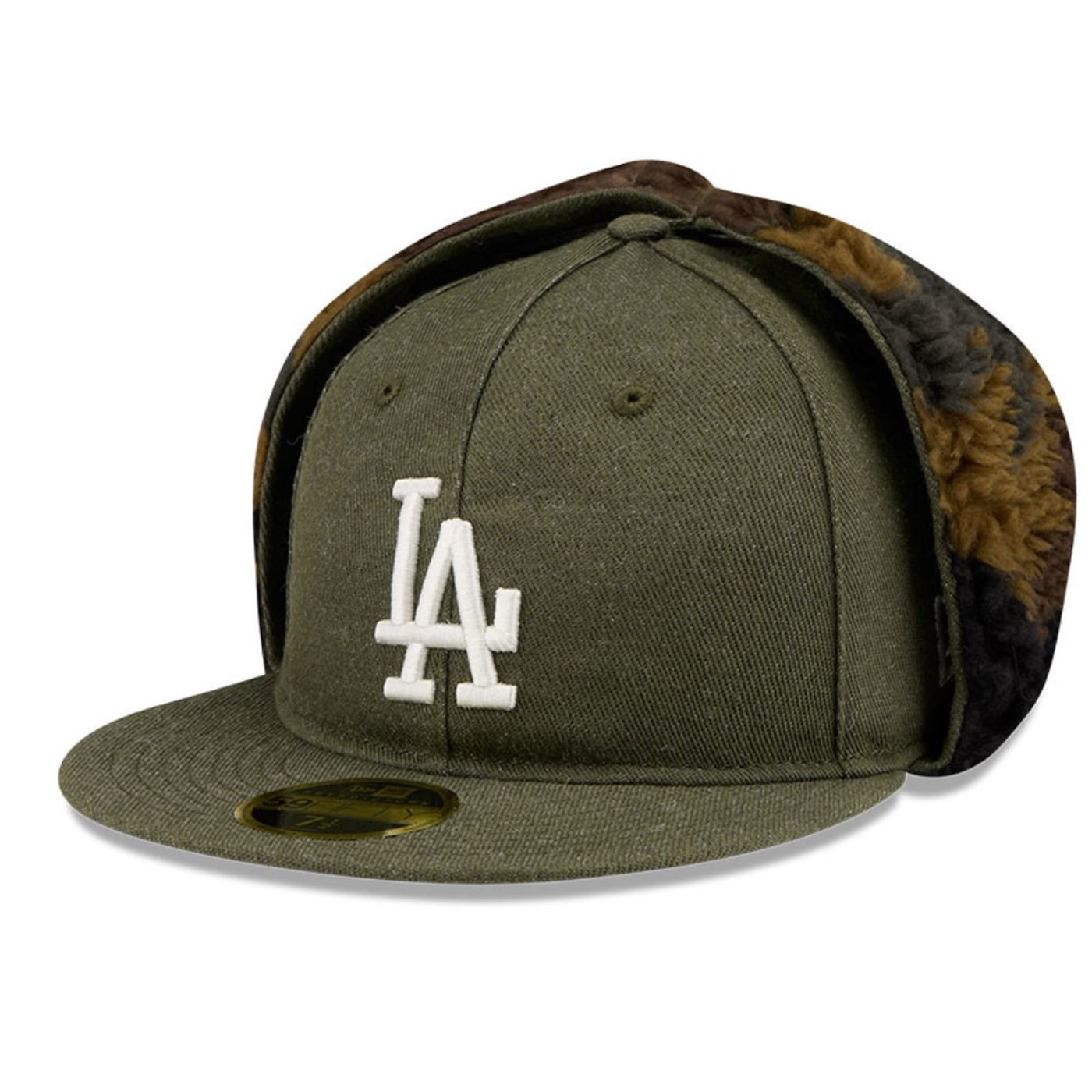 Bone New Era 59FIFTY RETRO CROWN Los Angeles Dodgers MLB Verde
