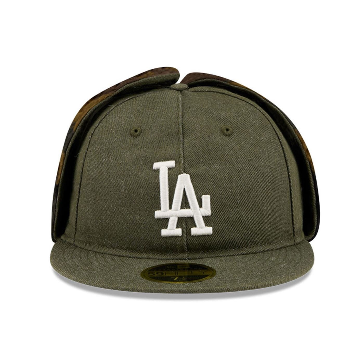 Bone New Era 59FIFTY RETRO CROWN Los Angeles Dodgers MLB Verde Verde 3