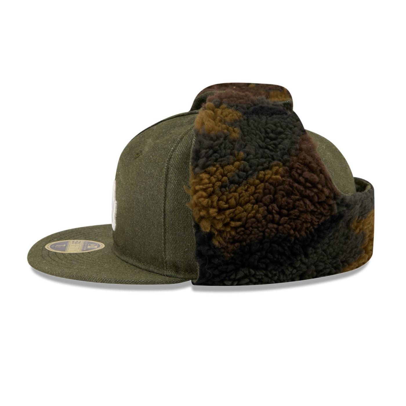 Bone New Era 59FIFTY RETRO CROWN Los Angeles Dodgers MLB Verde Verde 4