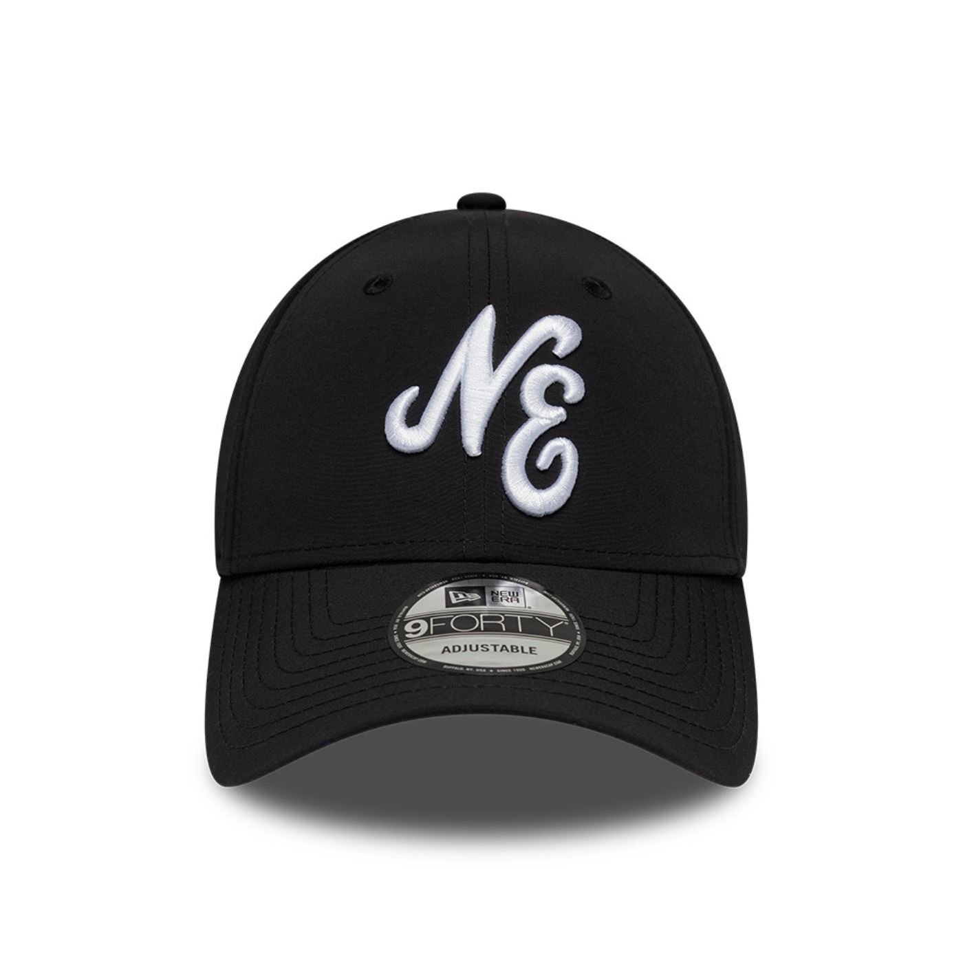 Bone New Era 9FORTY Branded Preto Preto 2