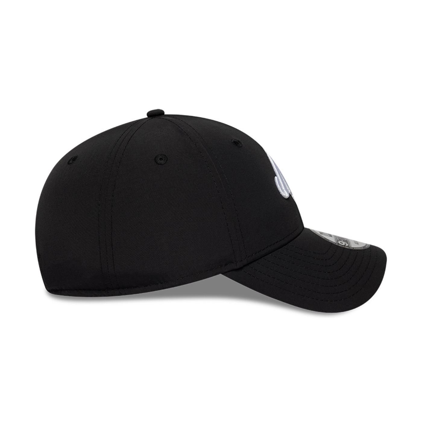 Bone New Era 9FORTY Branded Preto Preto 6