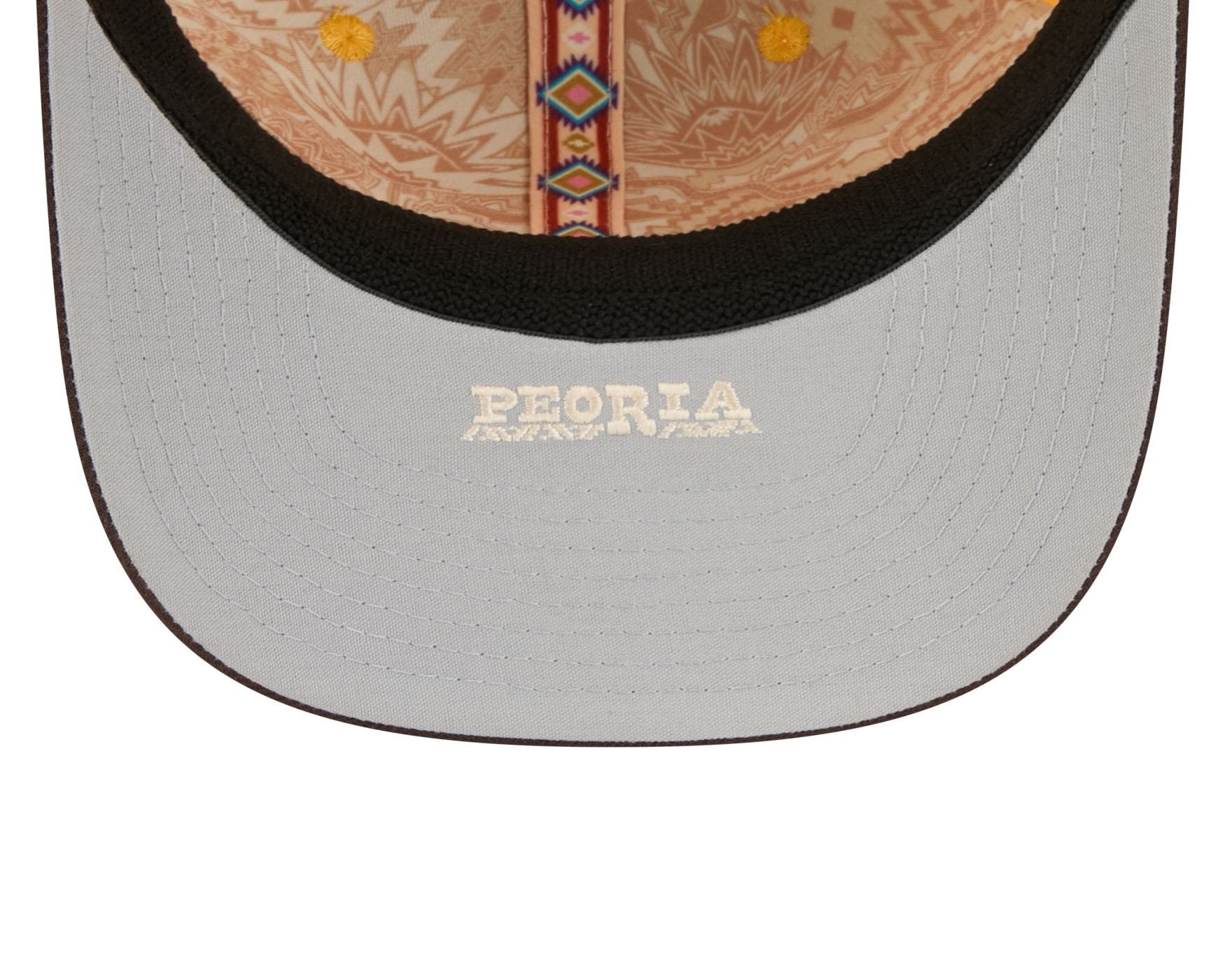 Bone New Era 9SEVENTY San Diego Padres Spring Training Amarelo 3