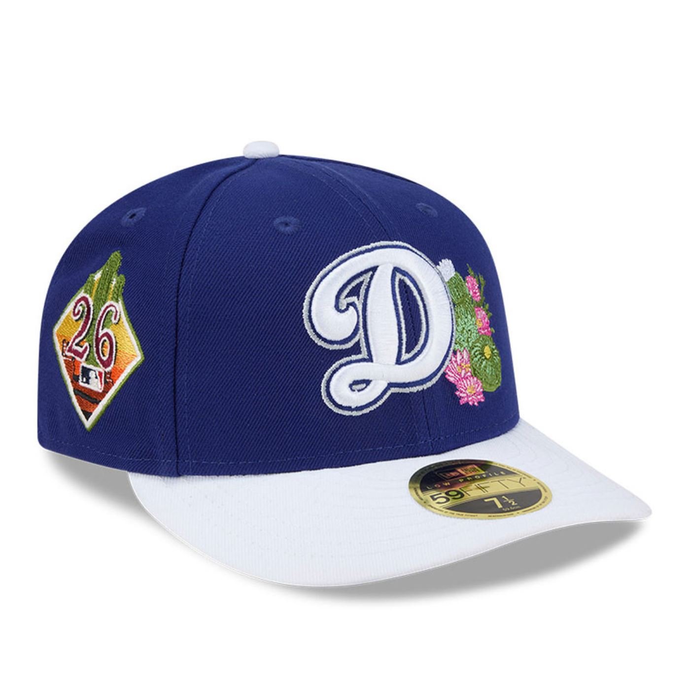 Bone New Era 59FIFTY Low Profile Los Angeles Dodgers Spring Training Azul 3