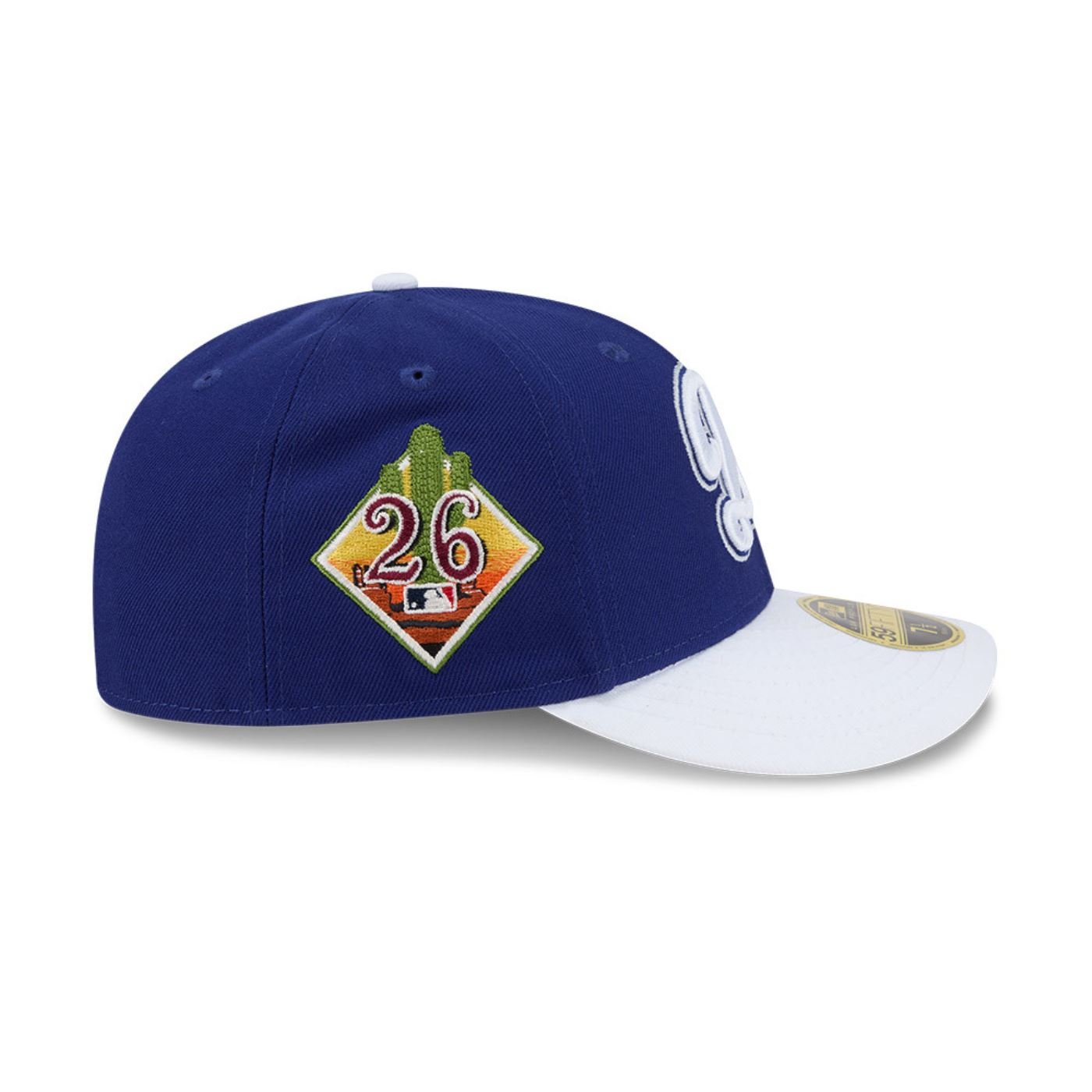 Bone New Era 59FIFTY Low Profile Los Angeles Dodgers Spring Training Azul 6