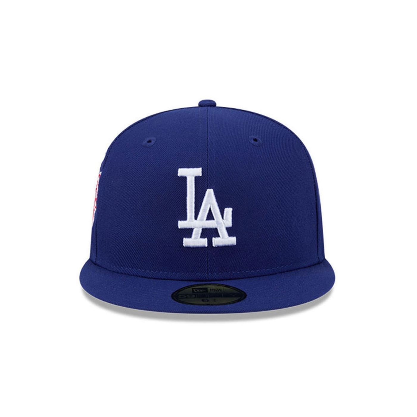 Bone New Era 59FIFTY Los Angeles Dodgers MLB Hidden Hit Azul 2