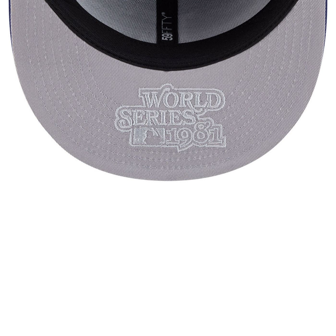 Bone New Era 59FIFTY Los Angeles Dodgers MLB Hidden Hit Azul 7