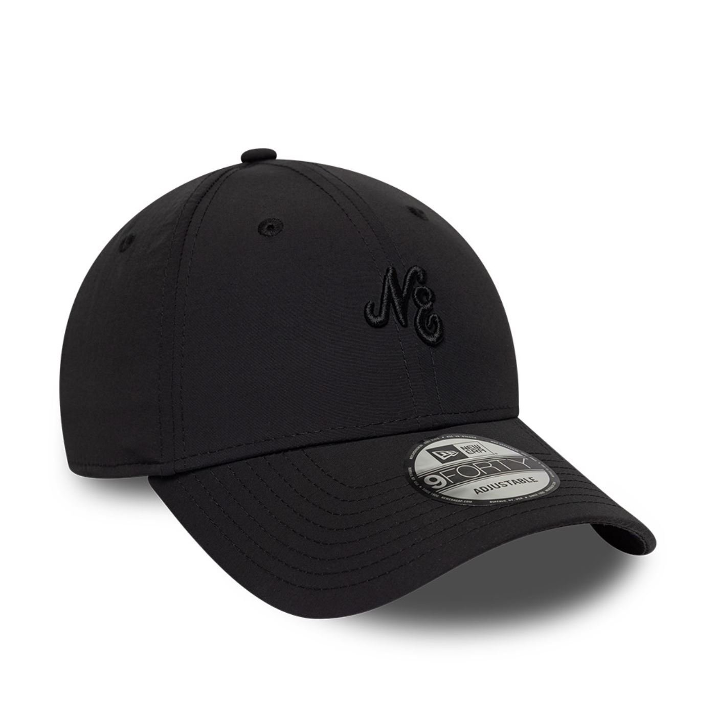Bone New Era 9FORTY Branded Mini Logo Preto 3