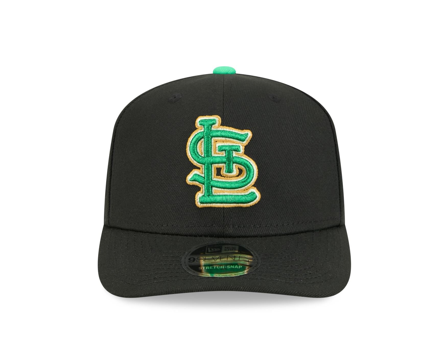 Bone New Era 9SEVENTY St. Louis Cardinals MLB St.Patricks Day Preto 2