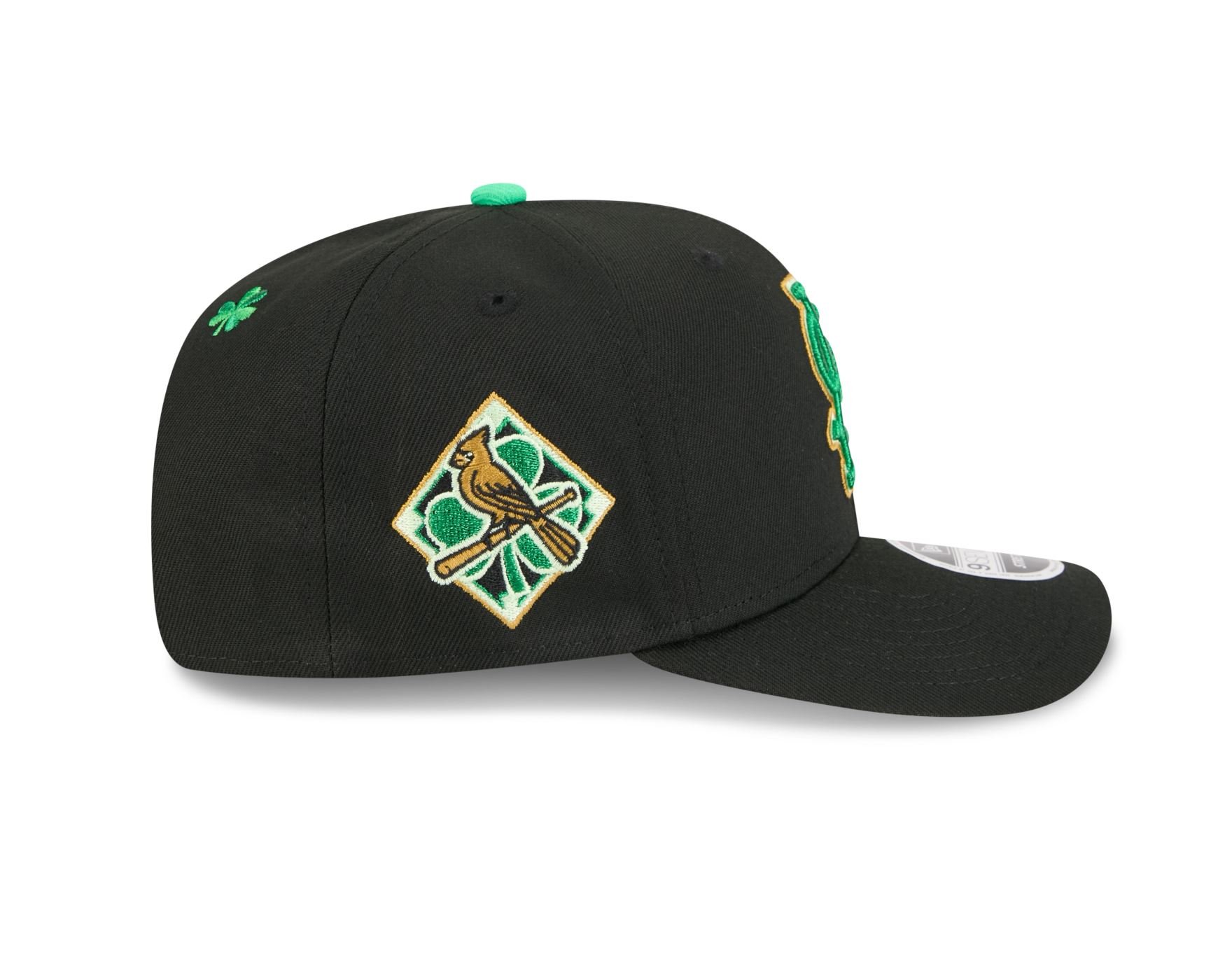 Bone New Era 9SEVENTY St. Louis Cardinals MLB St.Patricks Day Preto 6
